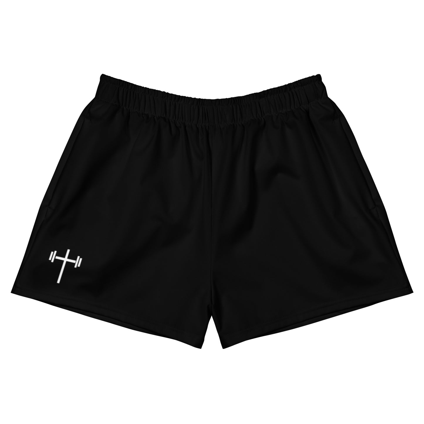 Cross & Barbell Women’s Athletic Shorts (Black)