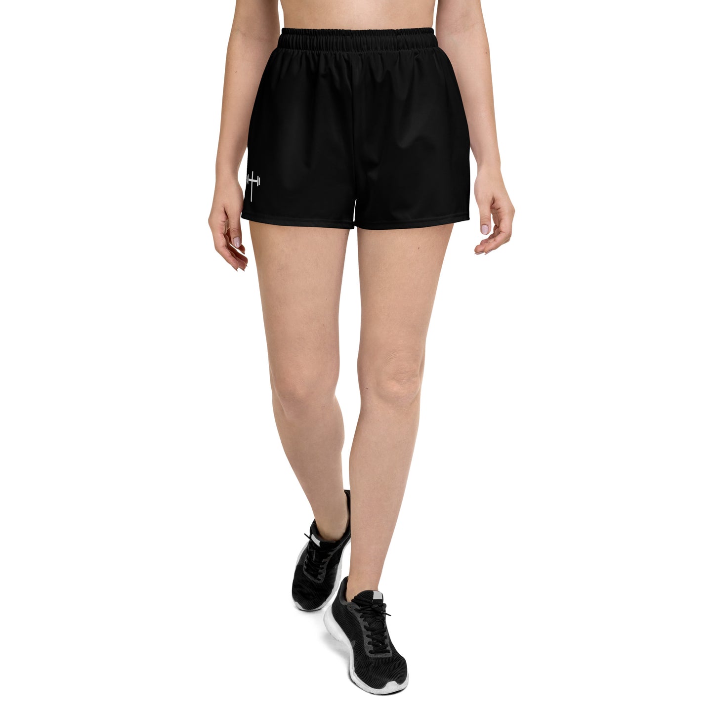 Cross & Barbell Women’s Athletic Shorts (Black)