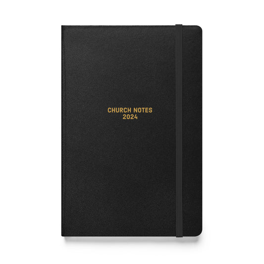 Church Notes 2024 Hardcover Bound Notebook