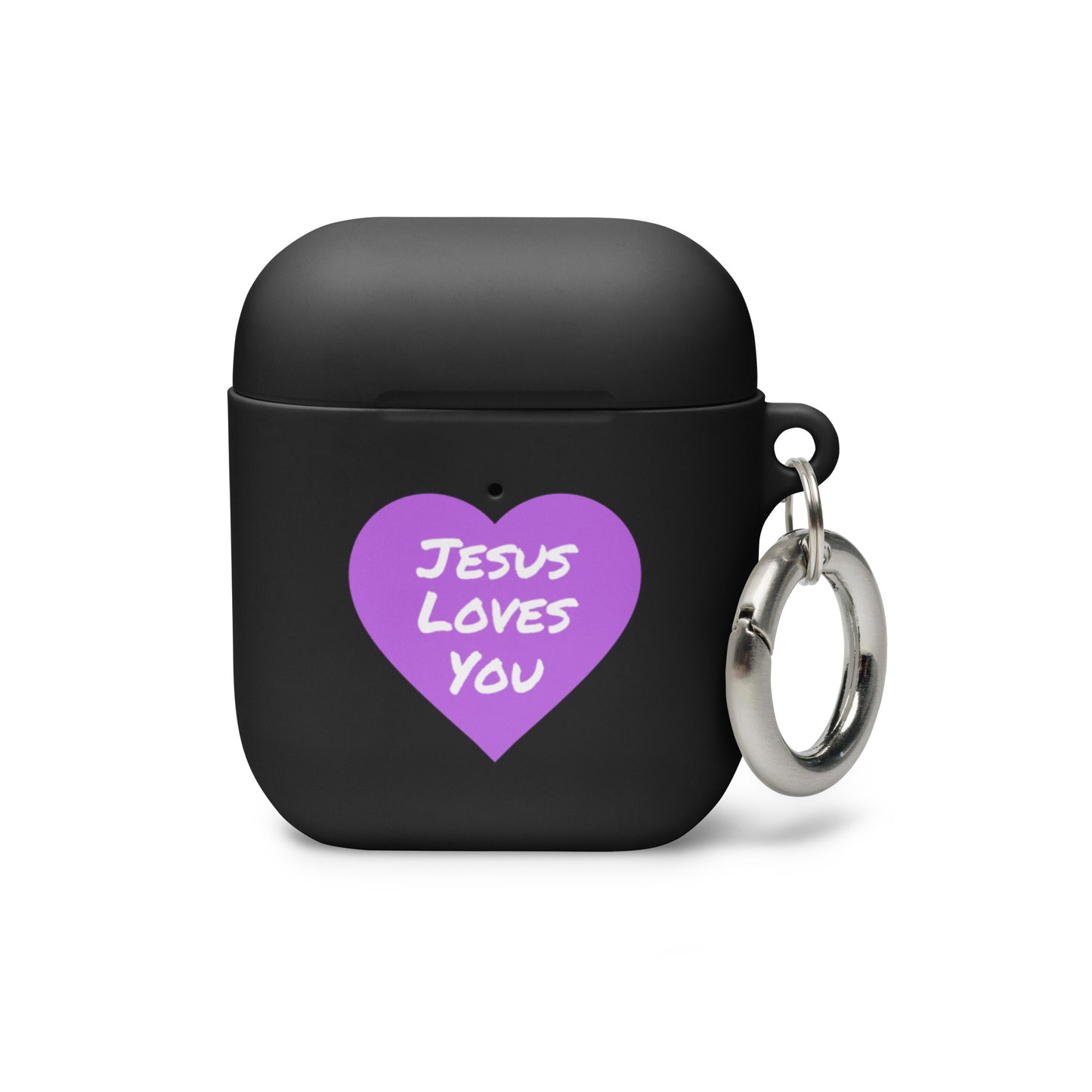 Jesus Loves You AirPods® Case (Purple Heart)