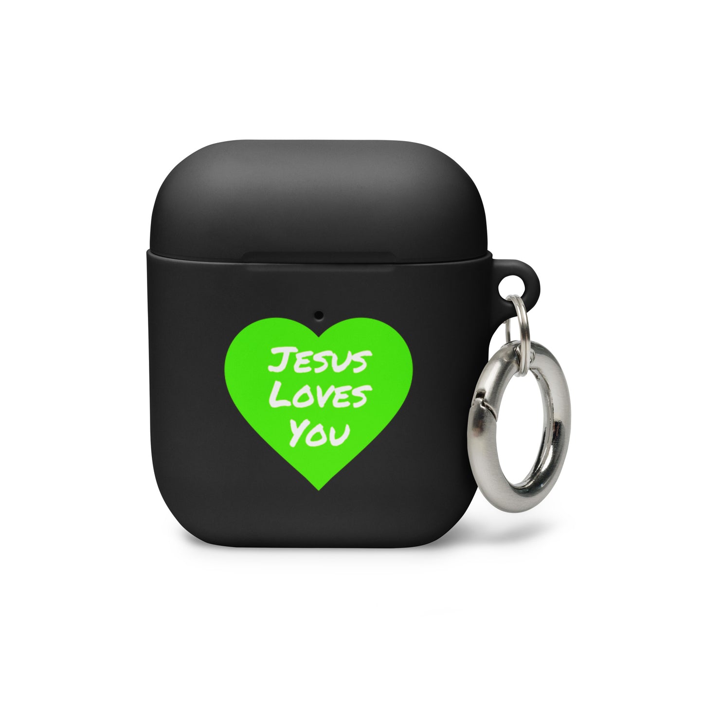 Jesus Loves You AirPods® Case (Green Heart)