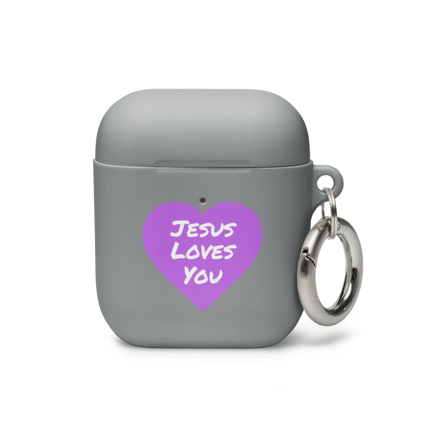 Jesus Loves You AirPods® Case (Purple Heart)