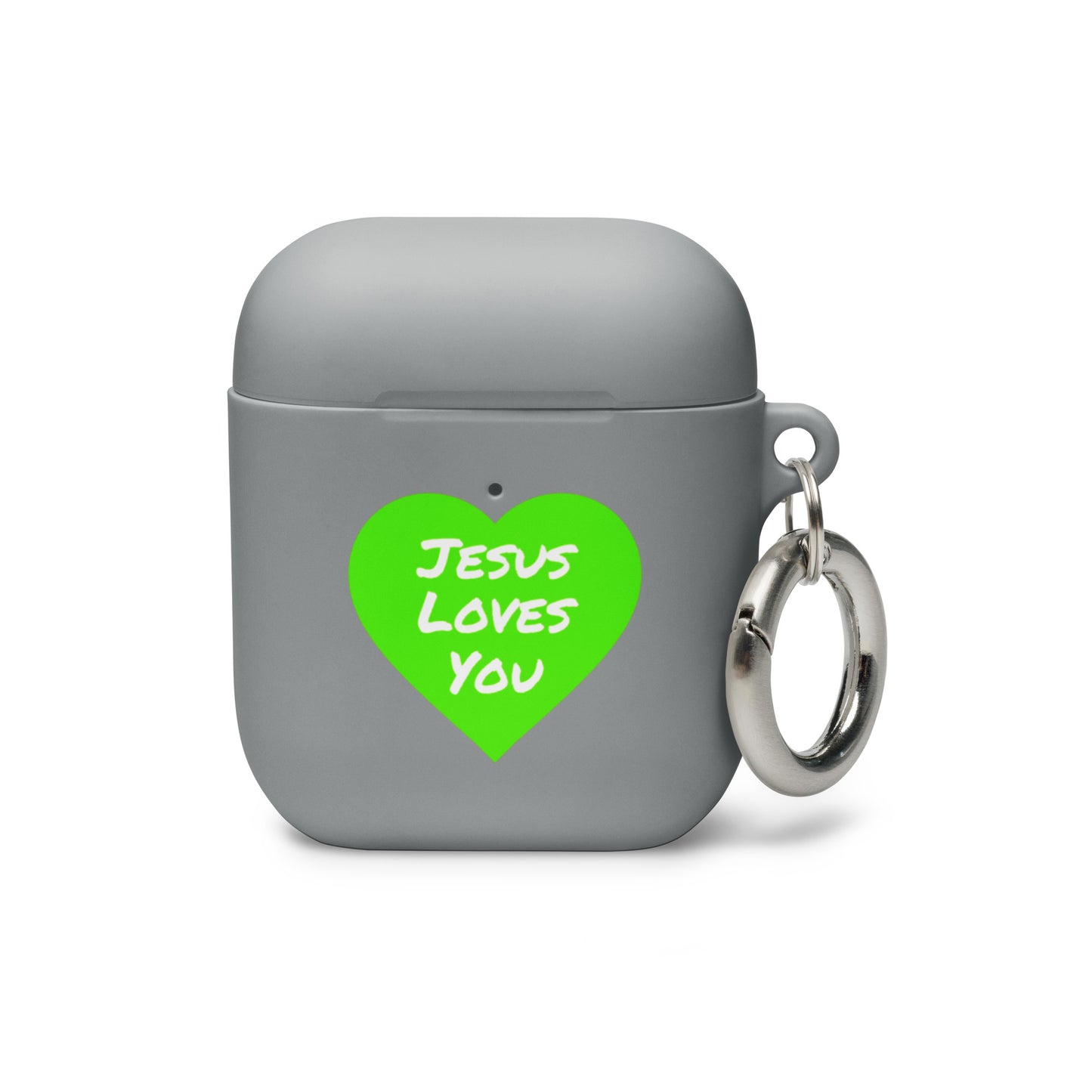 Jesus Loves You AirPods® Case (Green Heart)