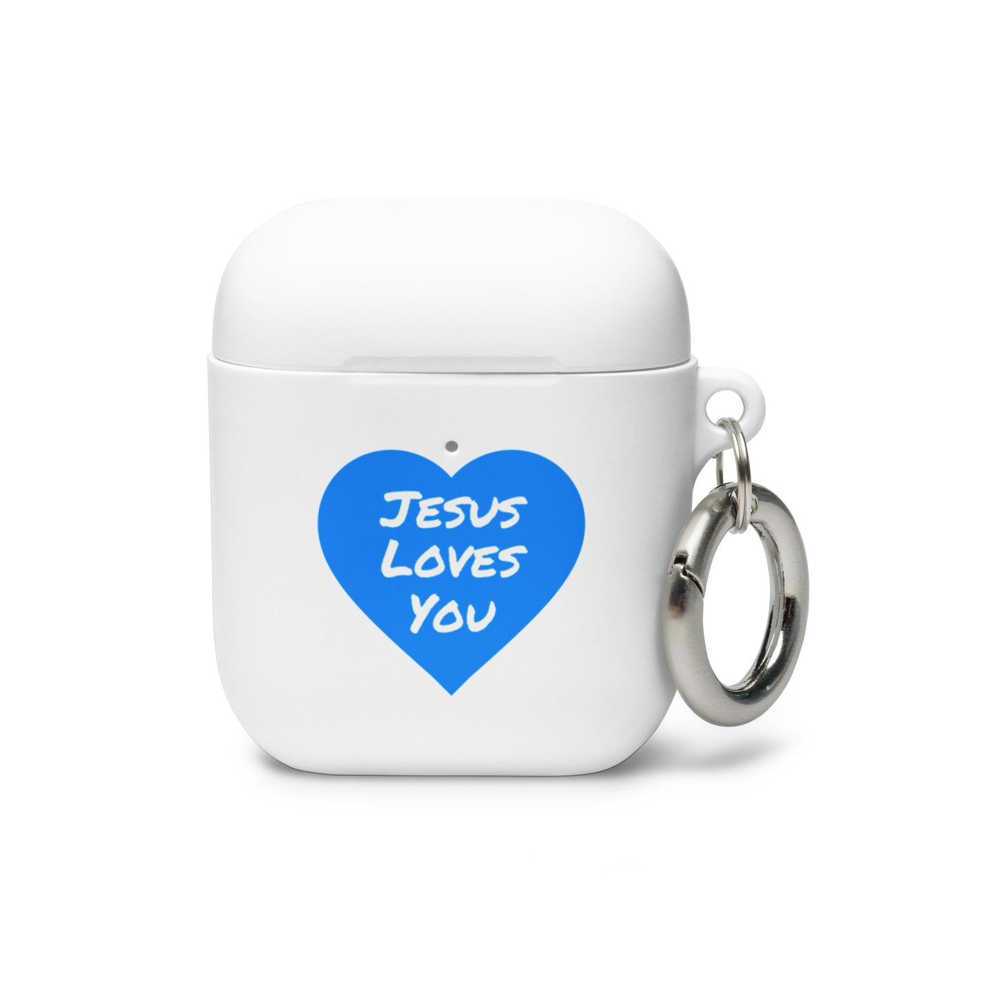 Jesus Loves You AirPods® Case (Blue Heart)