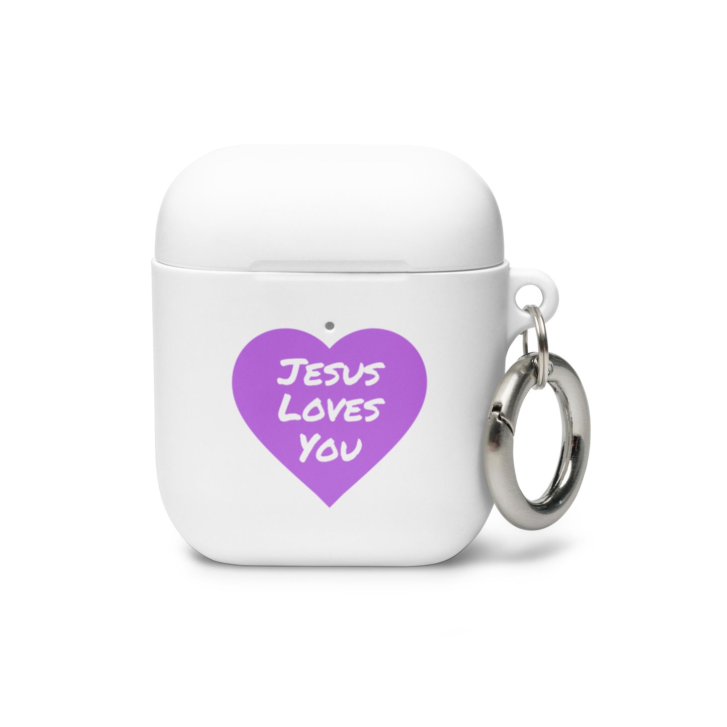 Jesus Loves You AirPods® Case (Purple Heart)