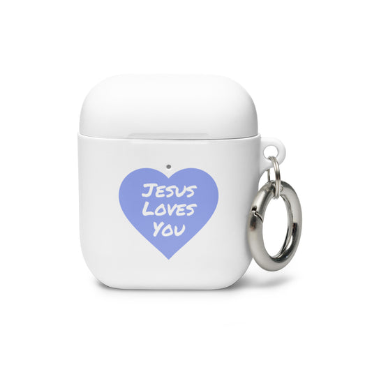 Jesus Loves You AirPods® Case (Lavender Heart)