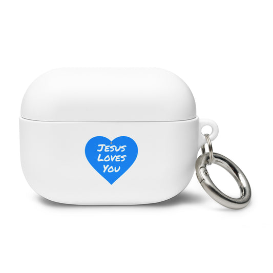 Jesus Loves You AirPods® Pro Case (Blue Heart)