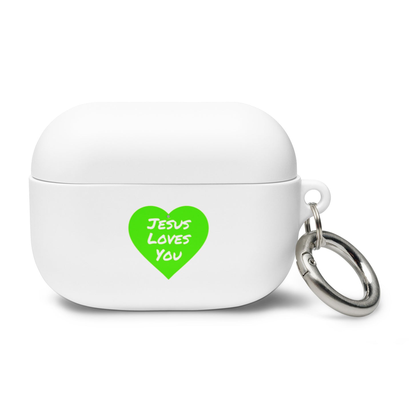 Jesus Loves You AirPods® Pro Case (Green Heart)