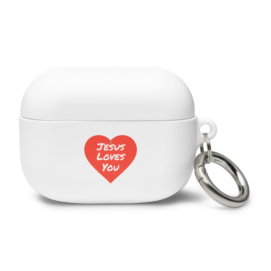 Jesus Loves You AirPods® Pro Case (Coral Heart)