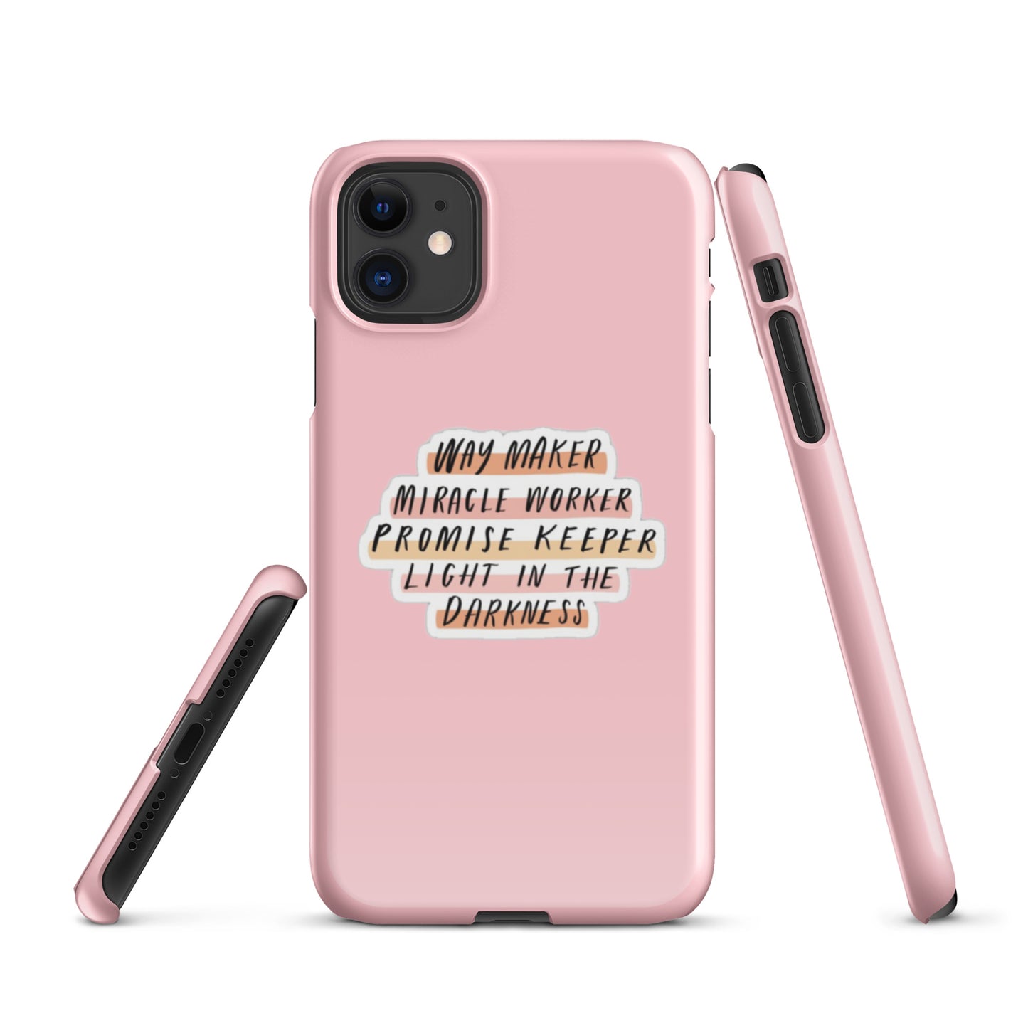 Way Maker Snap iPhone® 11 - 15 Case (Pink)