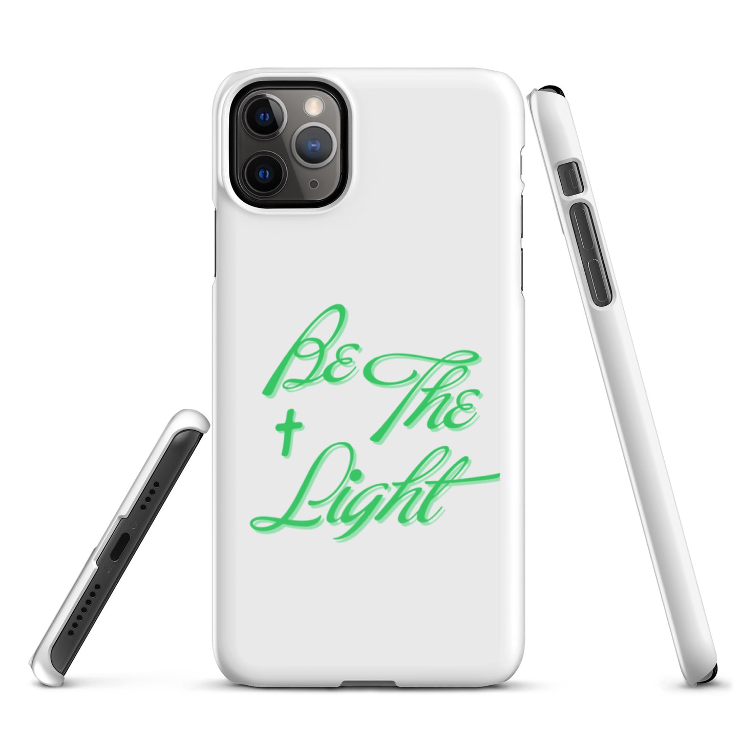 Be The Light Snap iPhone® 11 -15 Case (Green)