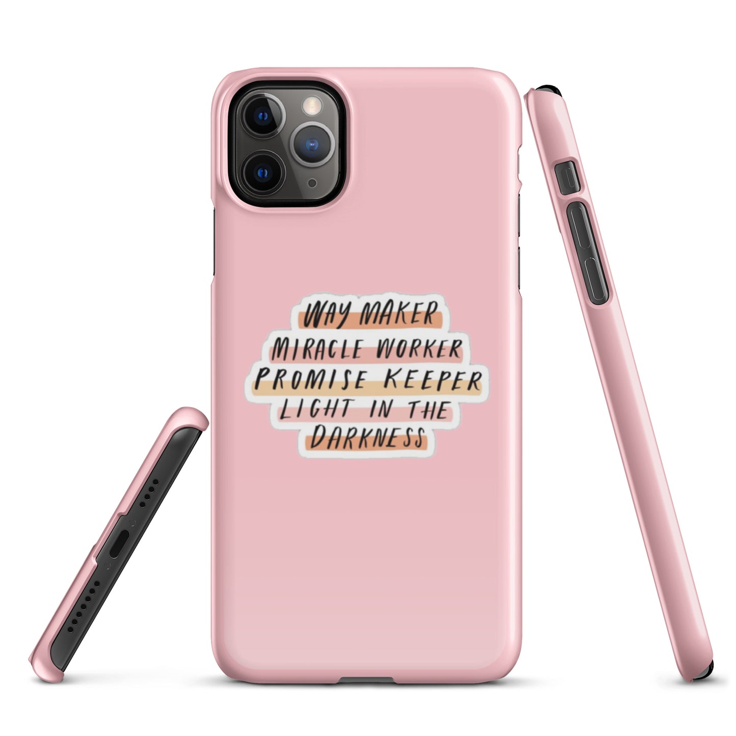 Way Maker Snap iPhone® 11 - 15 Case (Pink)