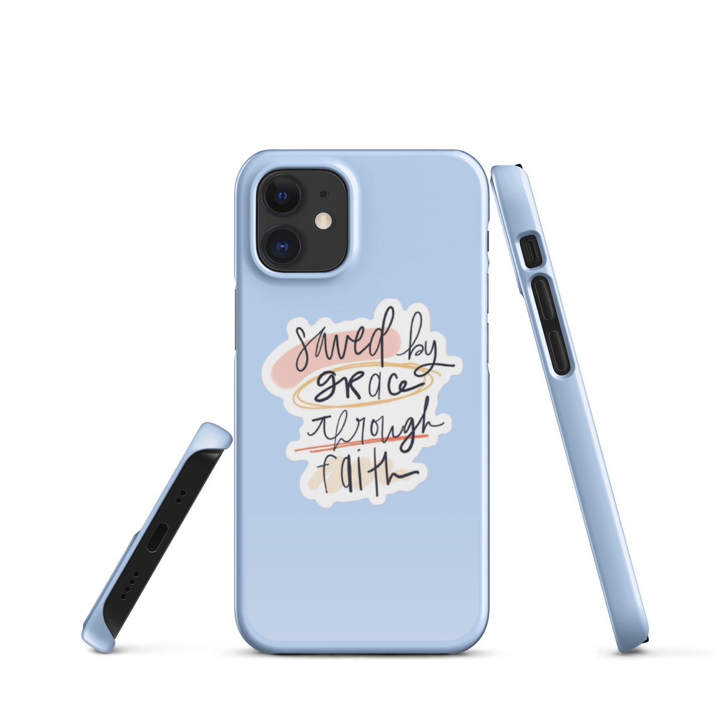 Saved By Grace Snap iPhone® 11 - 15 Case (Lavender)