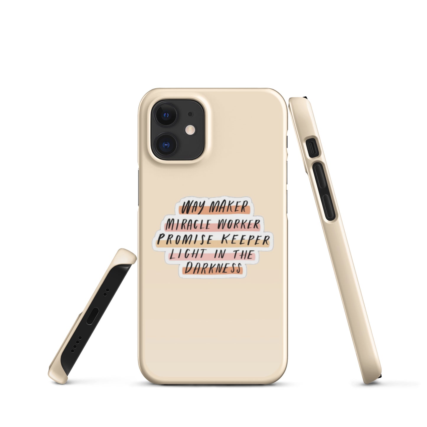 Way Maker Snap iPhone® 11 - 15 Case (Tan)