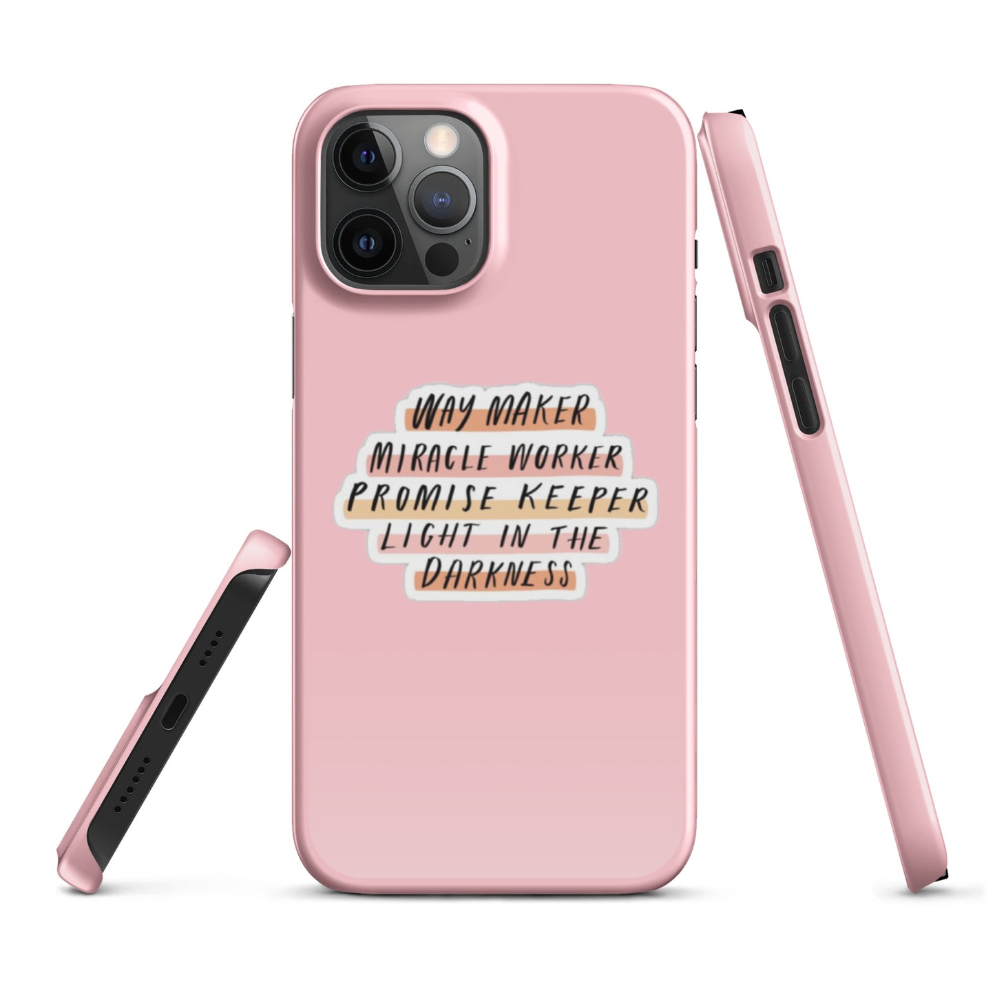 Way Maker Snap iPhone® 11 - 15 Case (Pink)