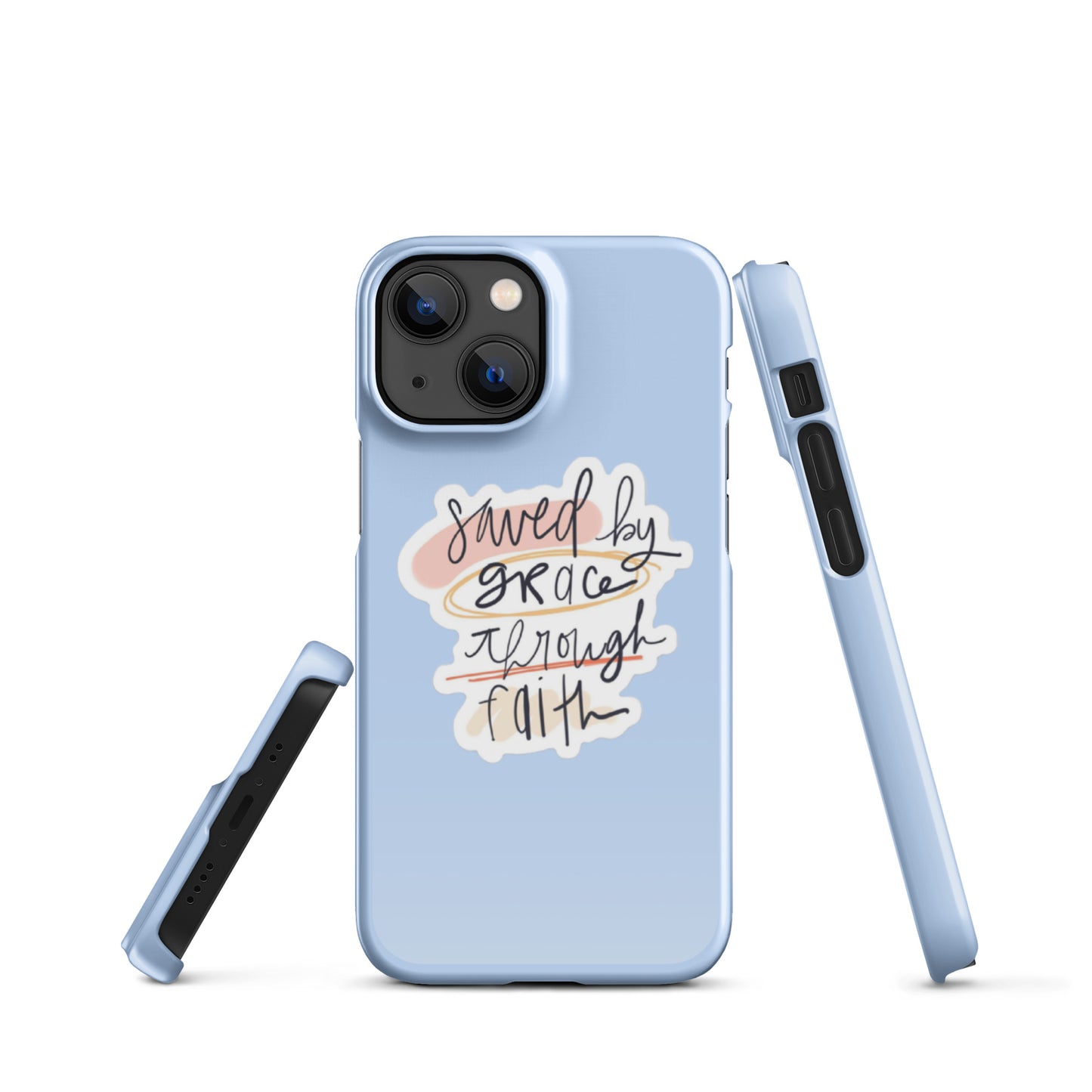 Saved By Grace Snap iPhone® 11 - 15 Case (Lavender)