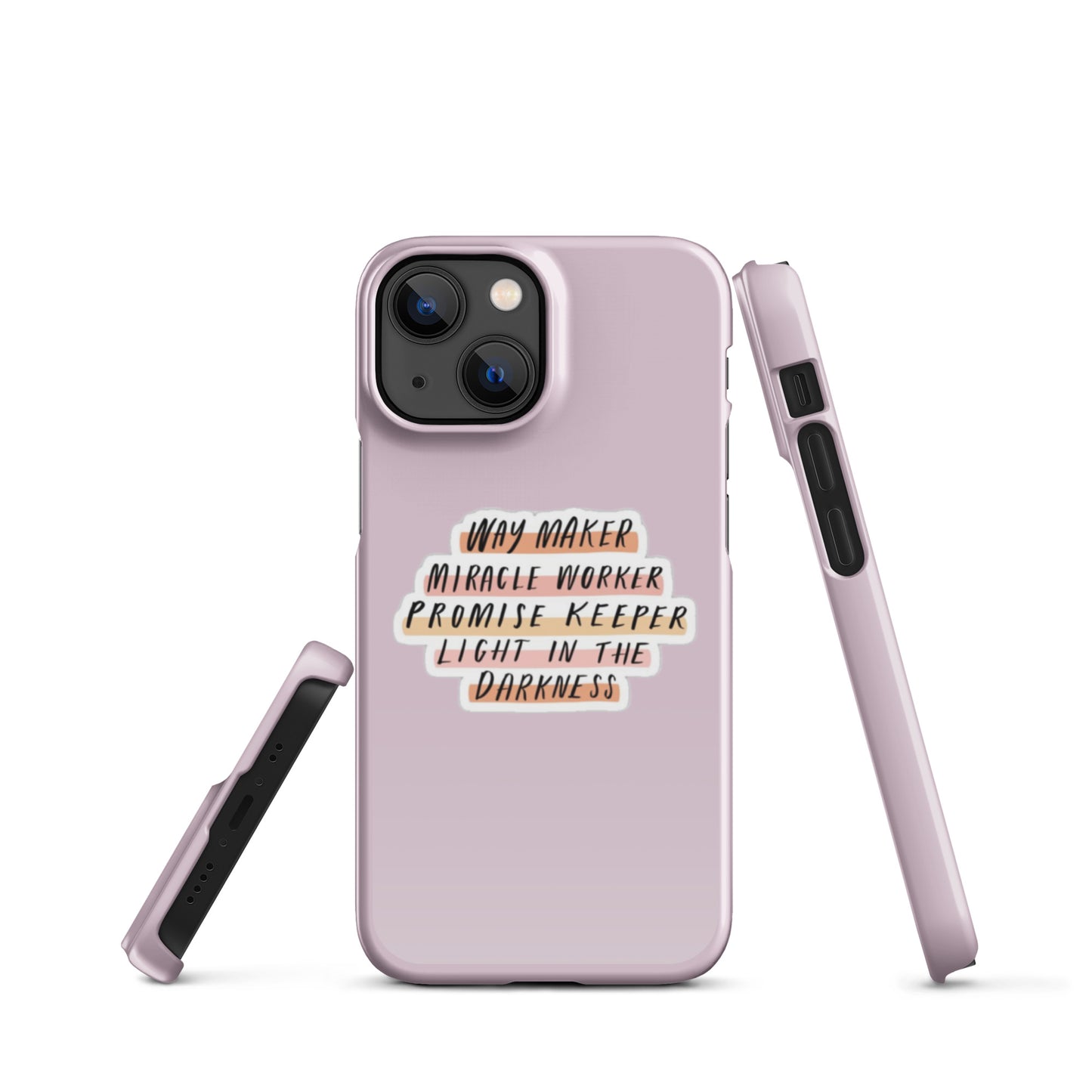 Way Maker Snap iPhone® 11 - 15 Case (Pale Twilight)