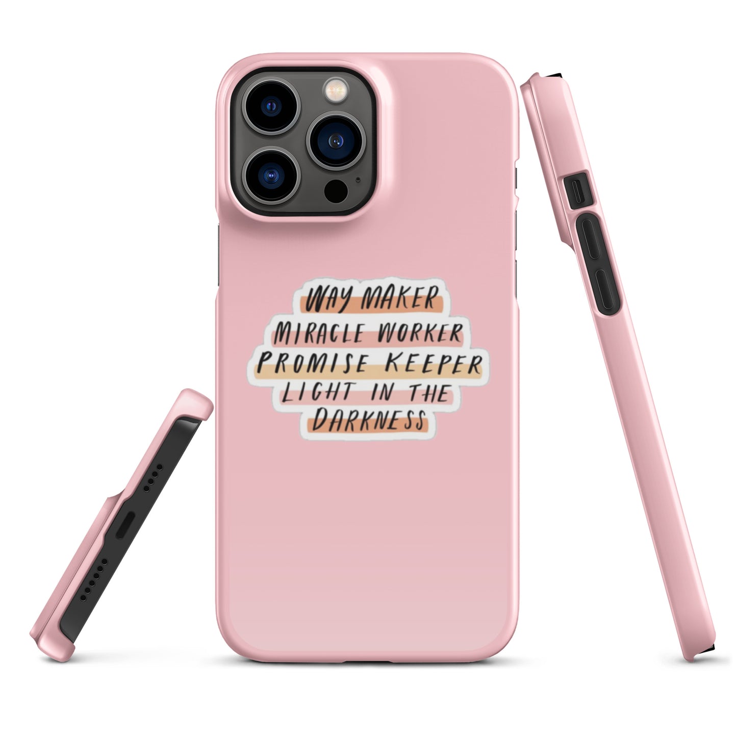 Way Maker Snap iPhone® 11 - 15 Case (Pink)