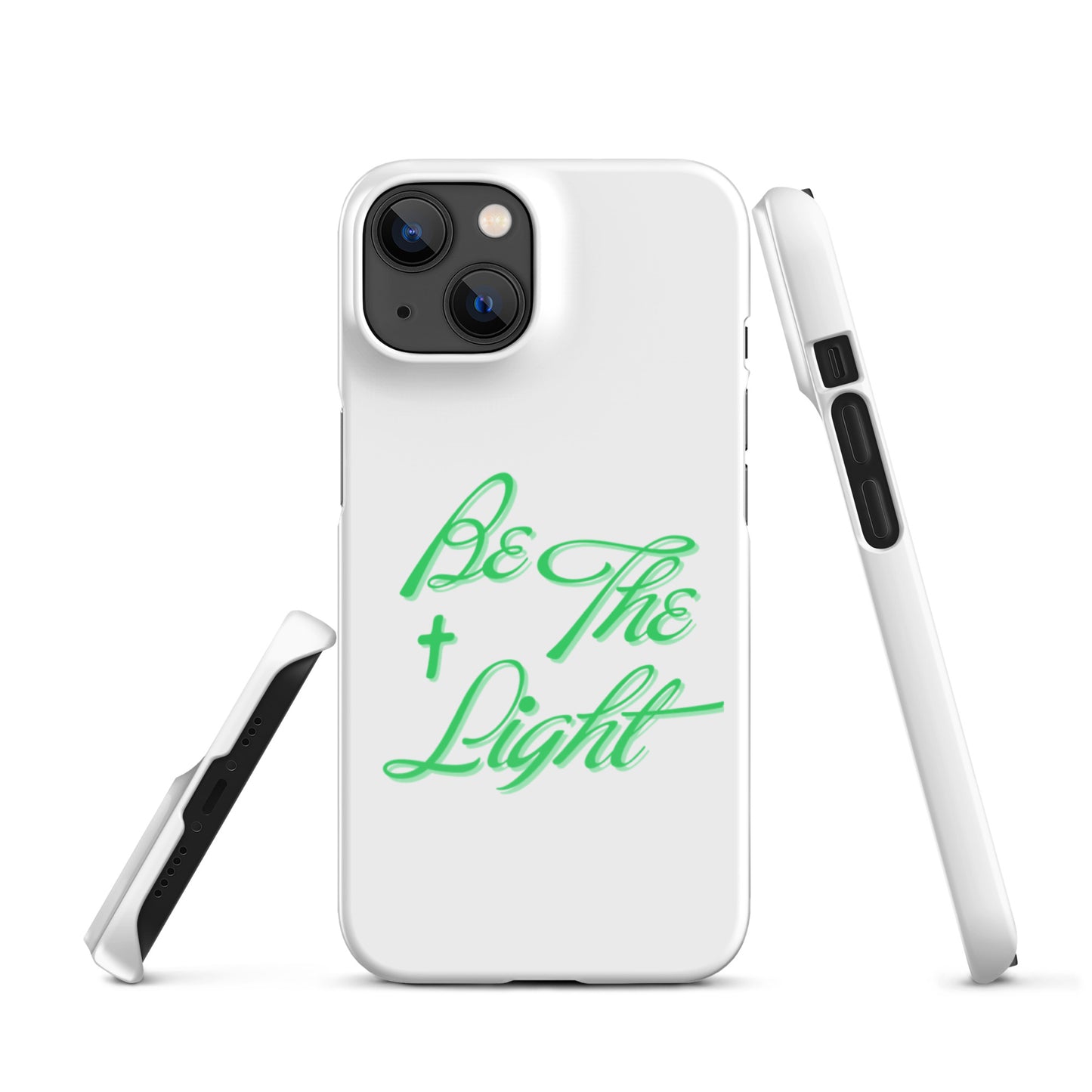 Be The Light Snap iPhone® 11 -15 Case (Green)