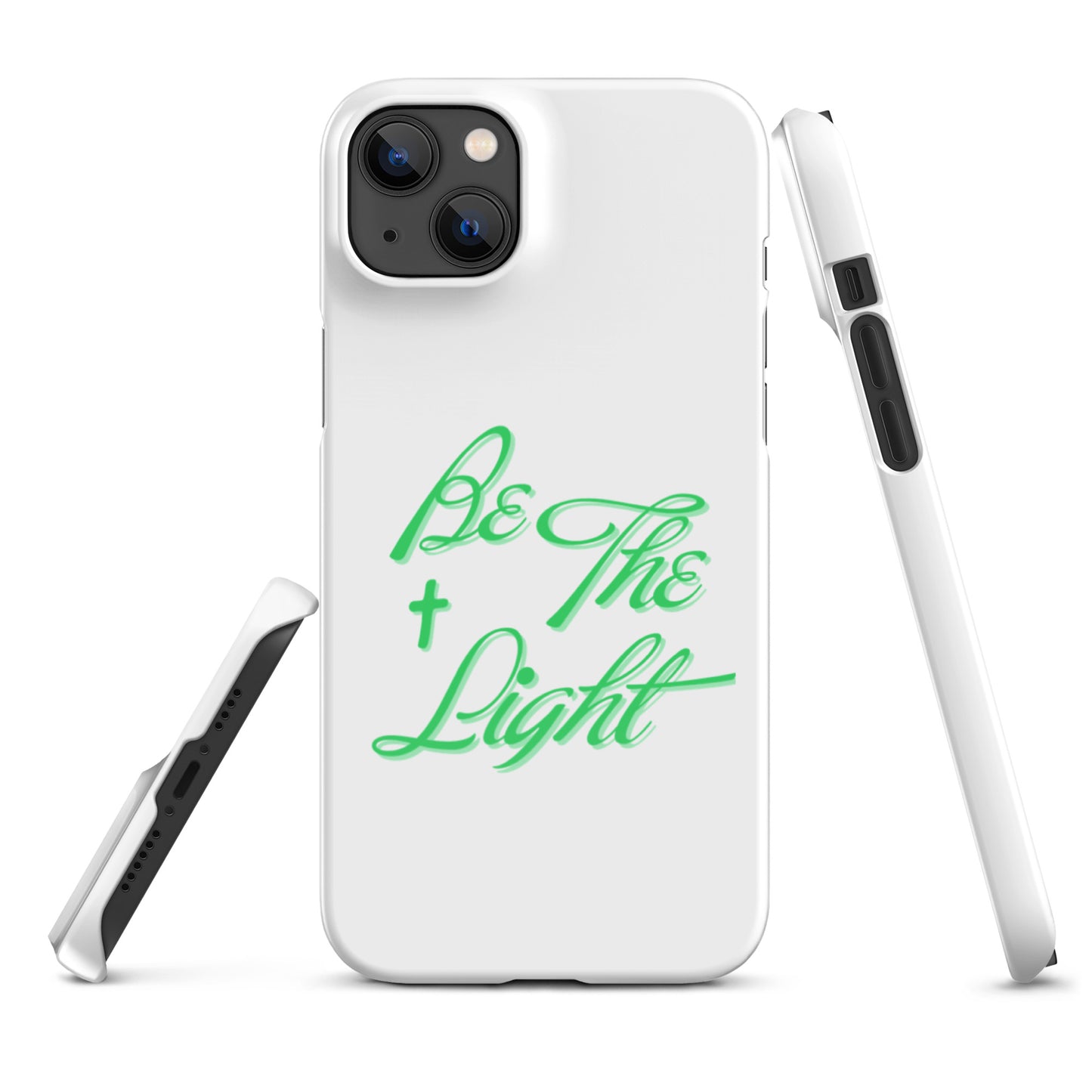 Be The Light Snap iPhone® 11 -15 Case (Green)