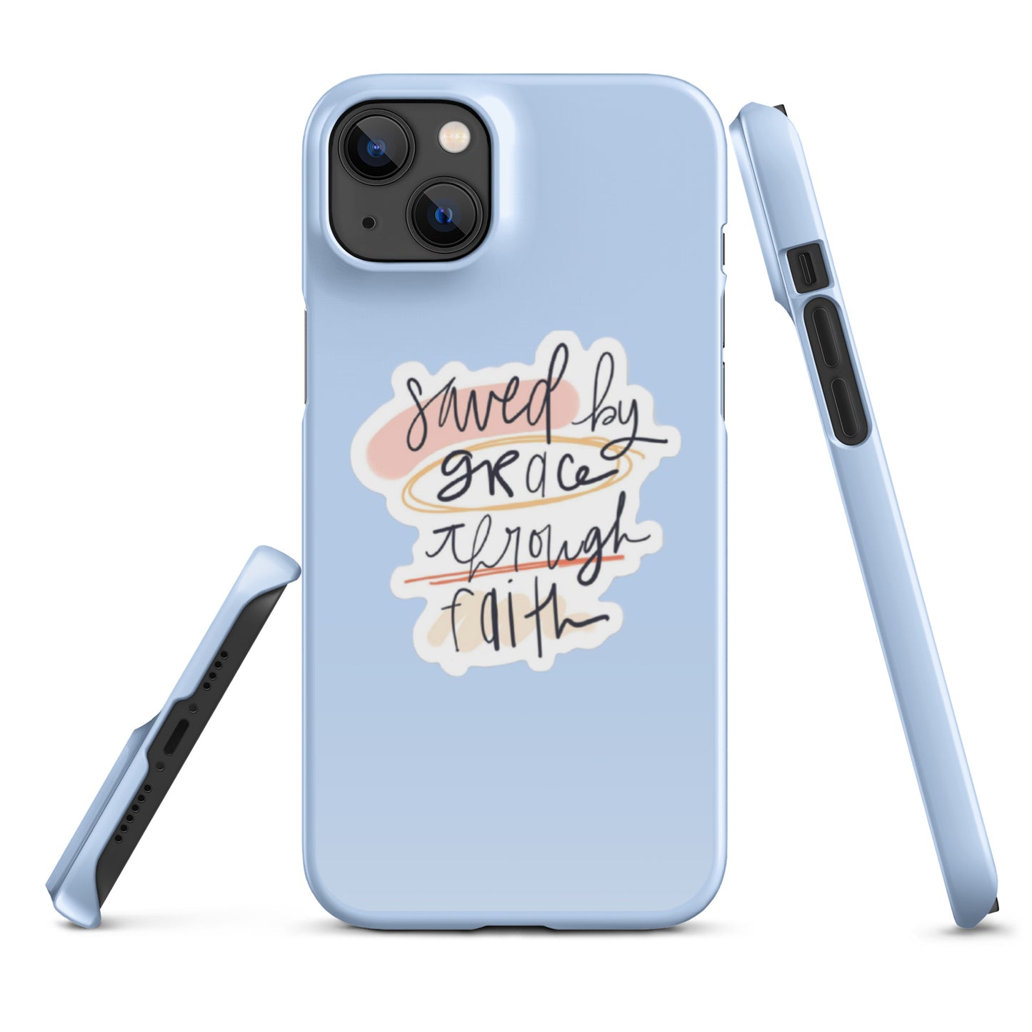 Saved By Grace Snap iPhone® 11 - 15 Case (Lavender)