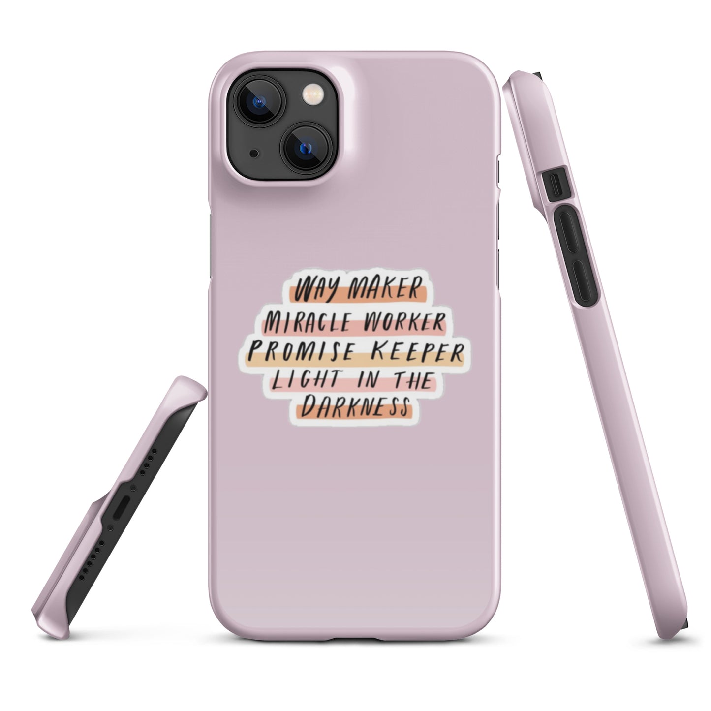 Way Maker Snap iPhone® 11 - 15 Case (Pale Twilight)