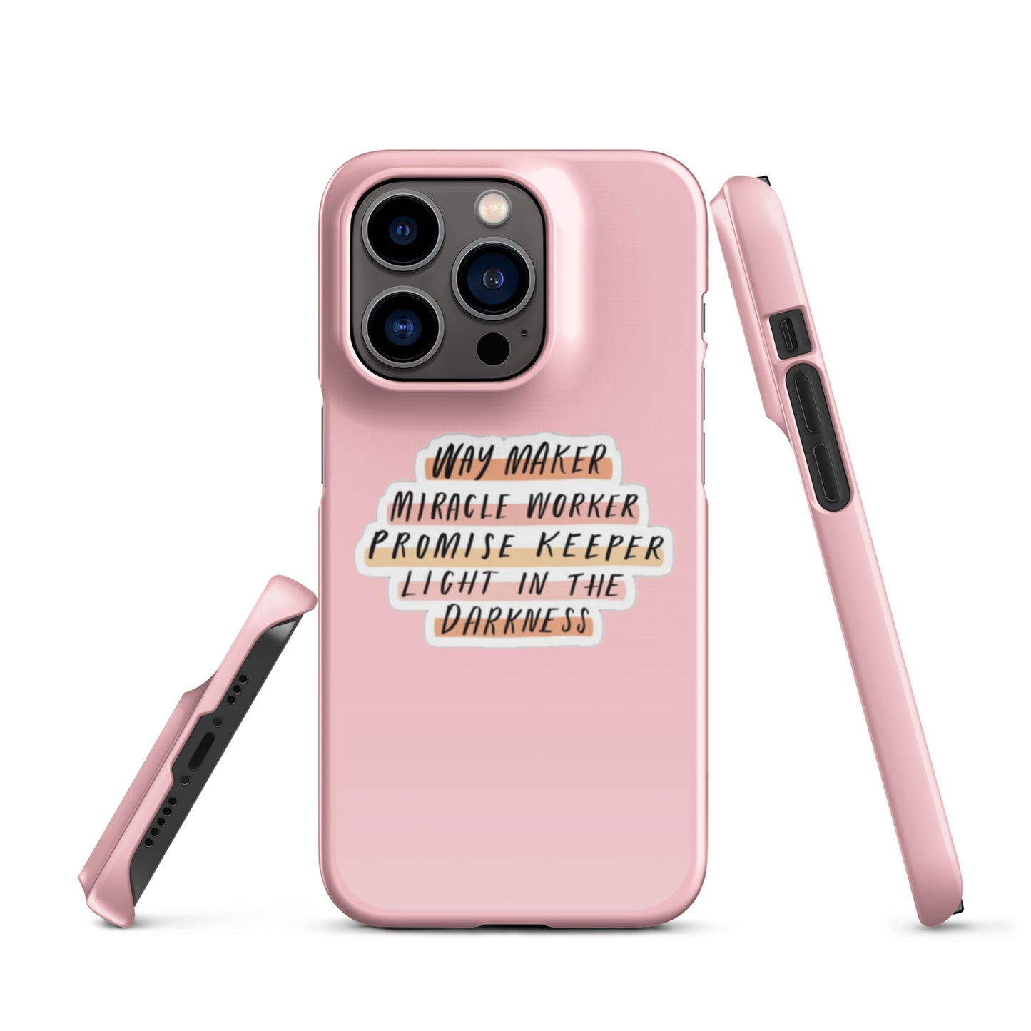 Way Maker Snap iPhone® 11 - 15 Case (Pink)