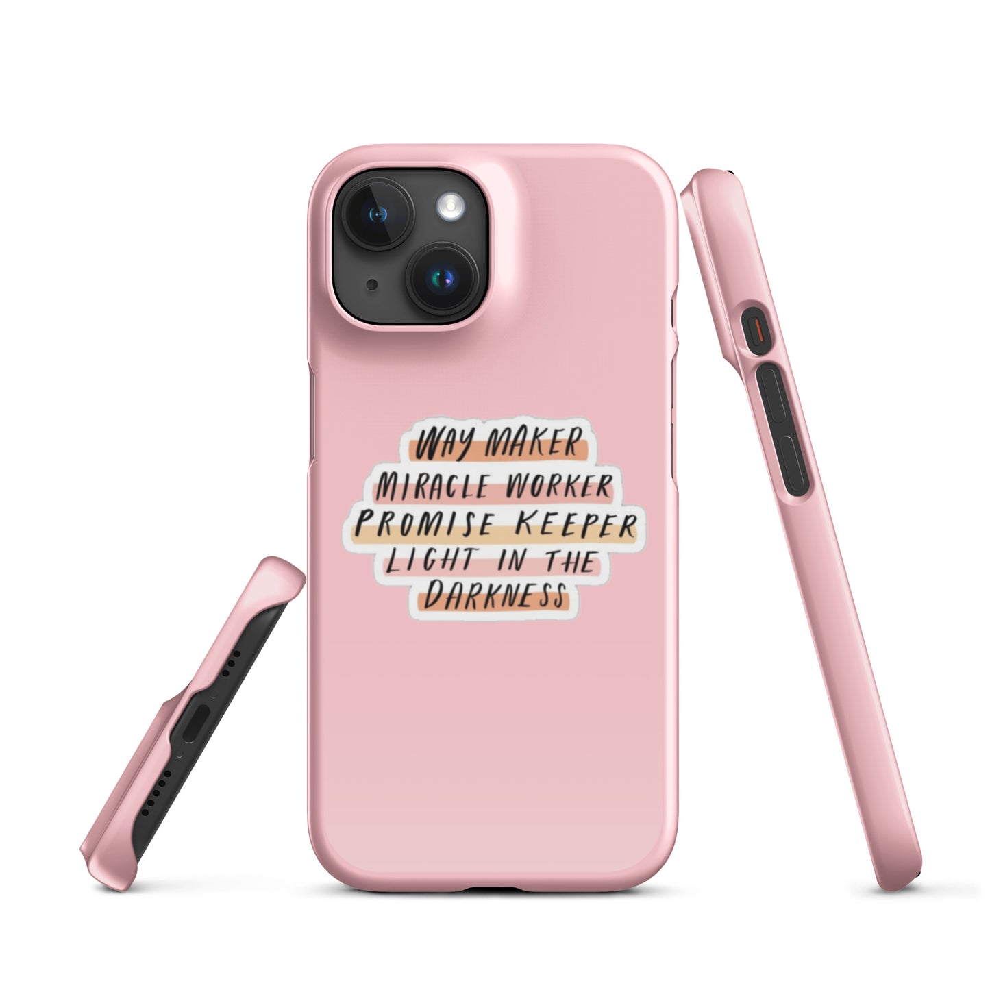 Way Maker Snap iPhone® 11 - 15 Case (Pink)