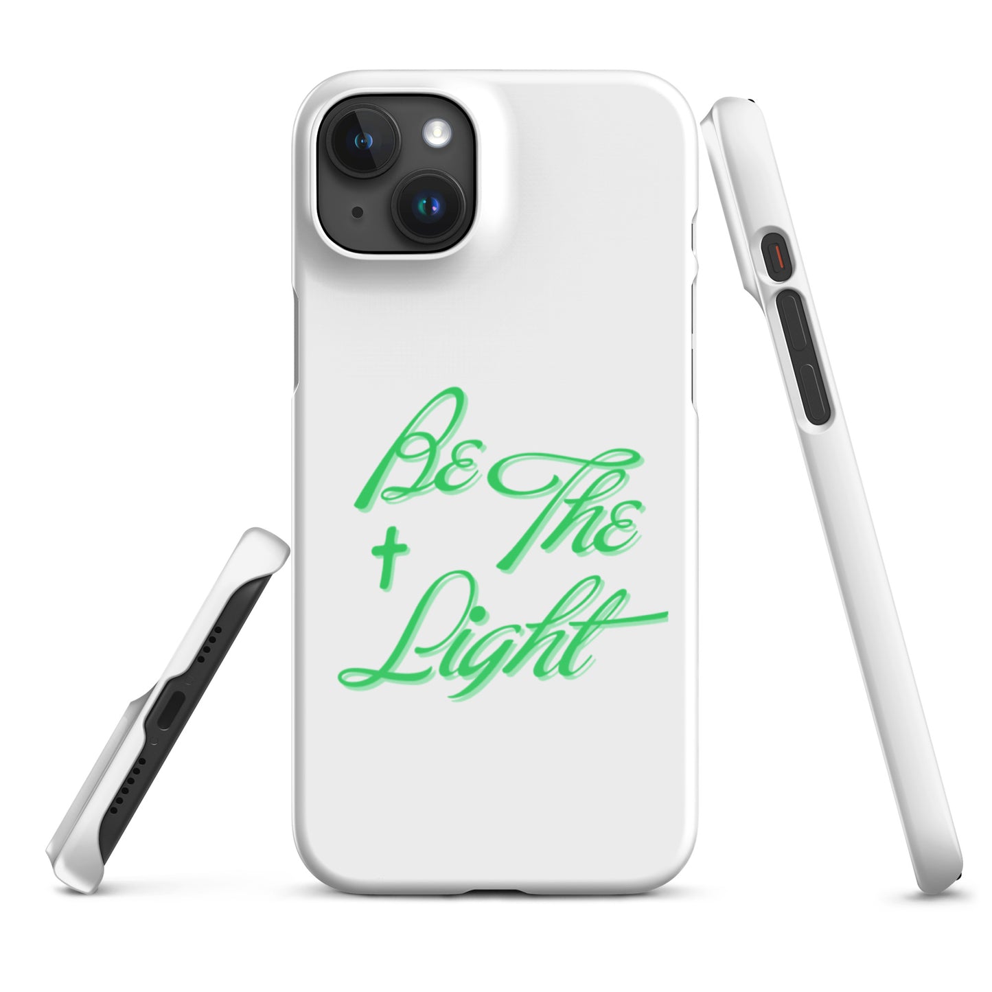 Be The Light Snap iPhone® 11 -15 Case (Green)