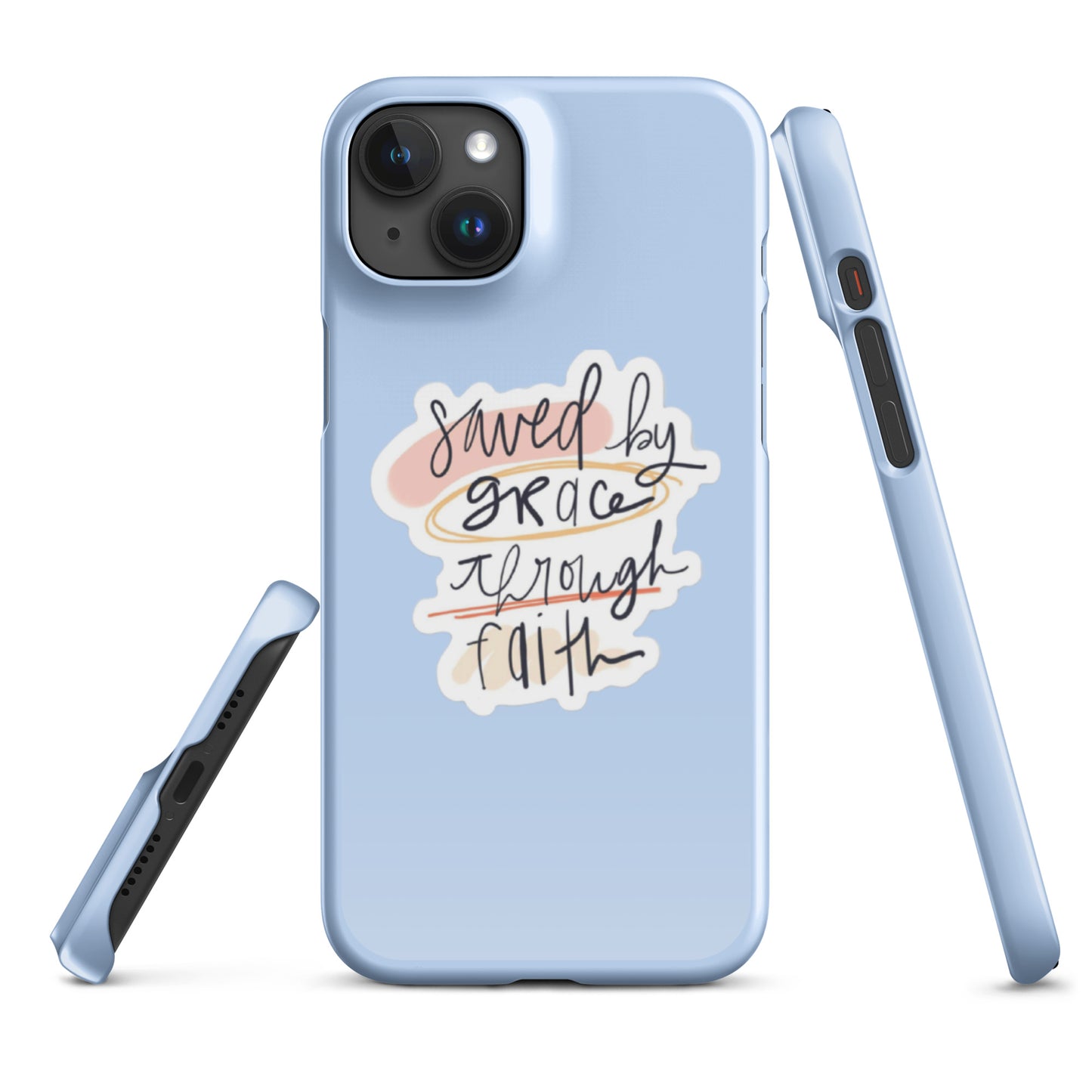 Saved By Grace Snap iPhone® 11 - 15 Case (Lavender)