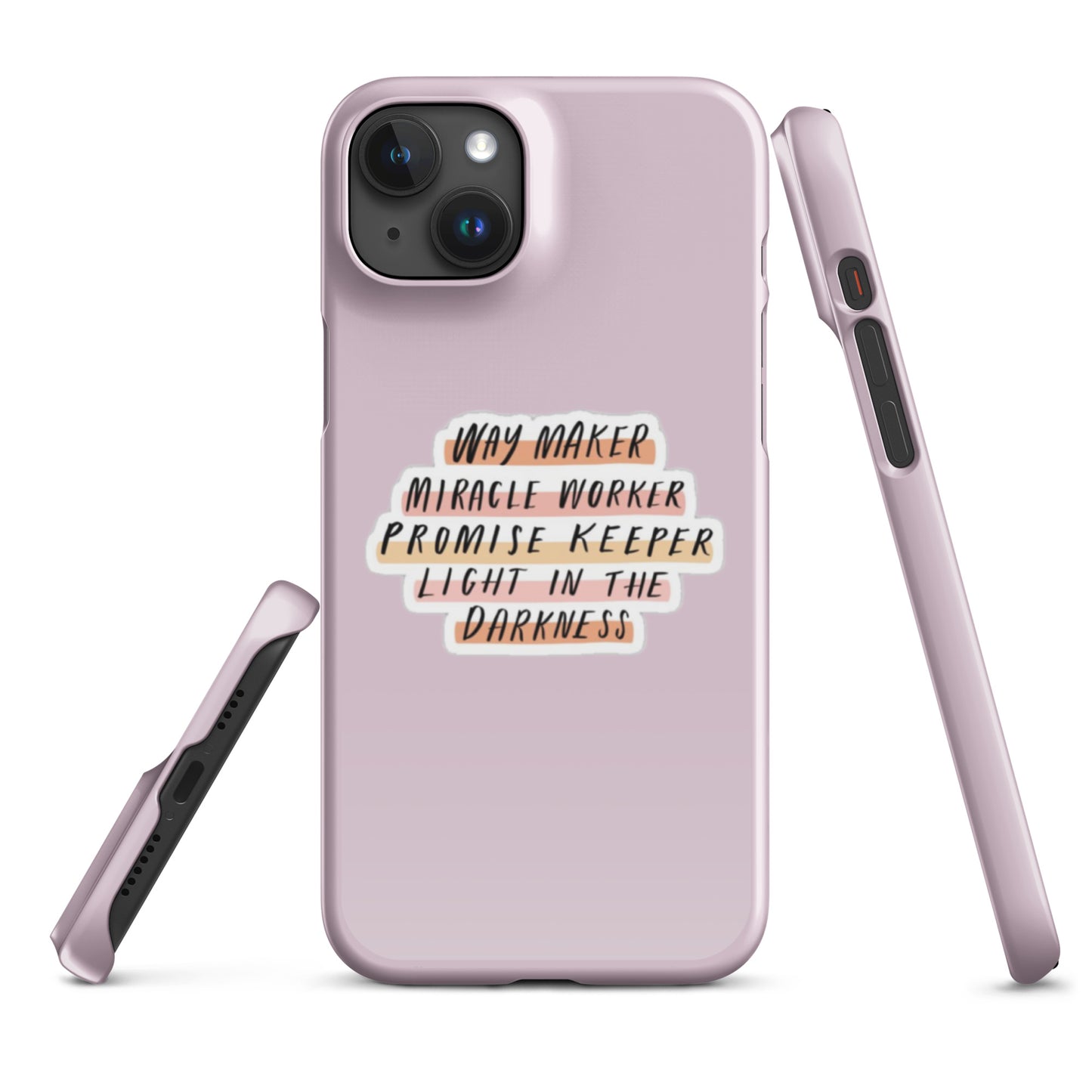 Way Maker Snap iPhone® 11 - 15 Case (Pale Twilight)