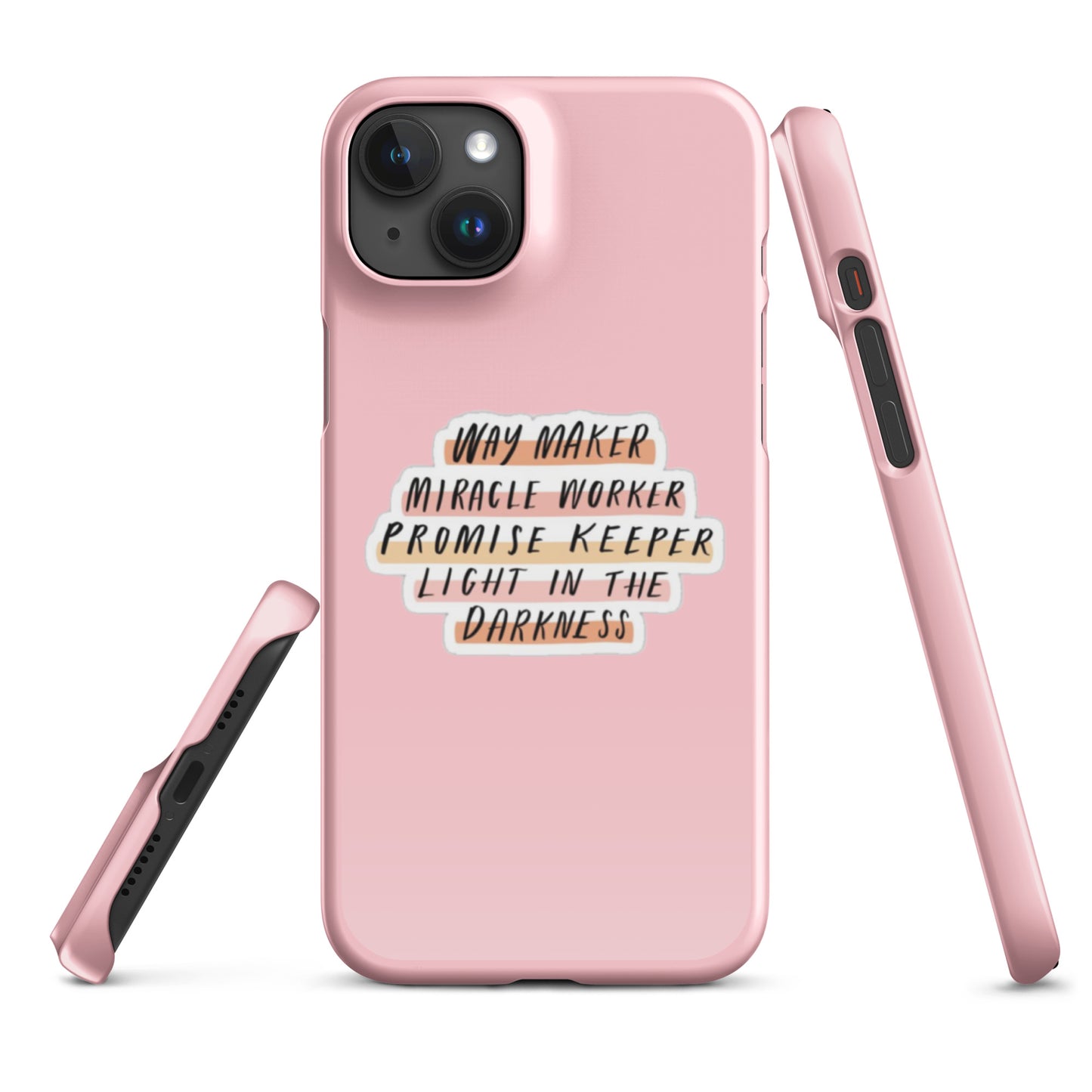 Way Maker Snap iPhone® 11 - 15 Case (Pink)