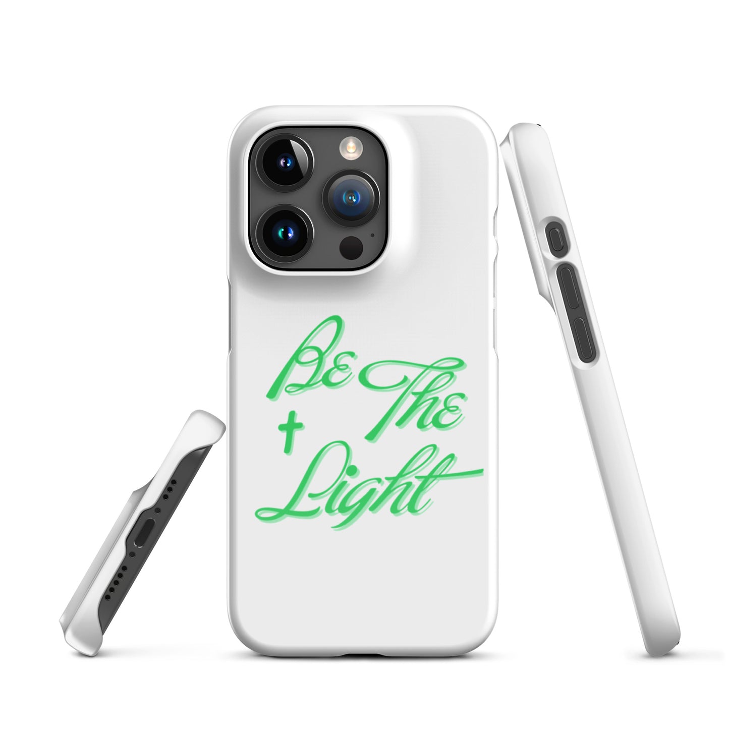 Be The Light Snap iPhone® 11 -15 Case (Green)