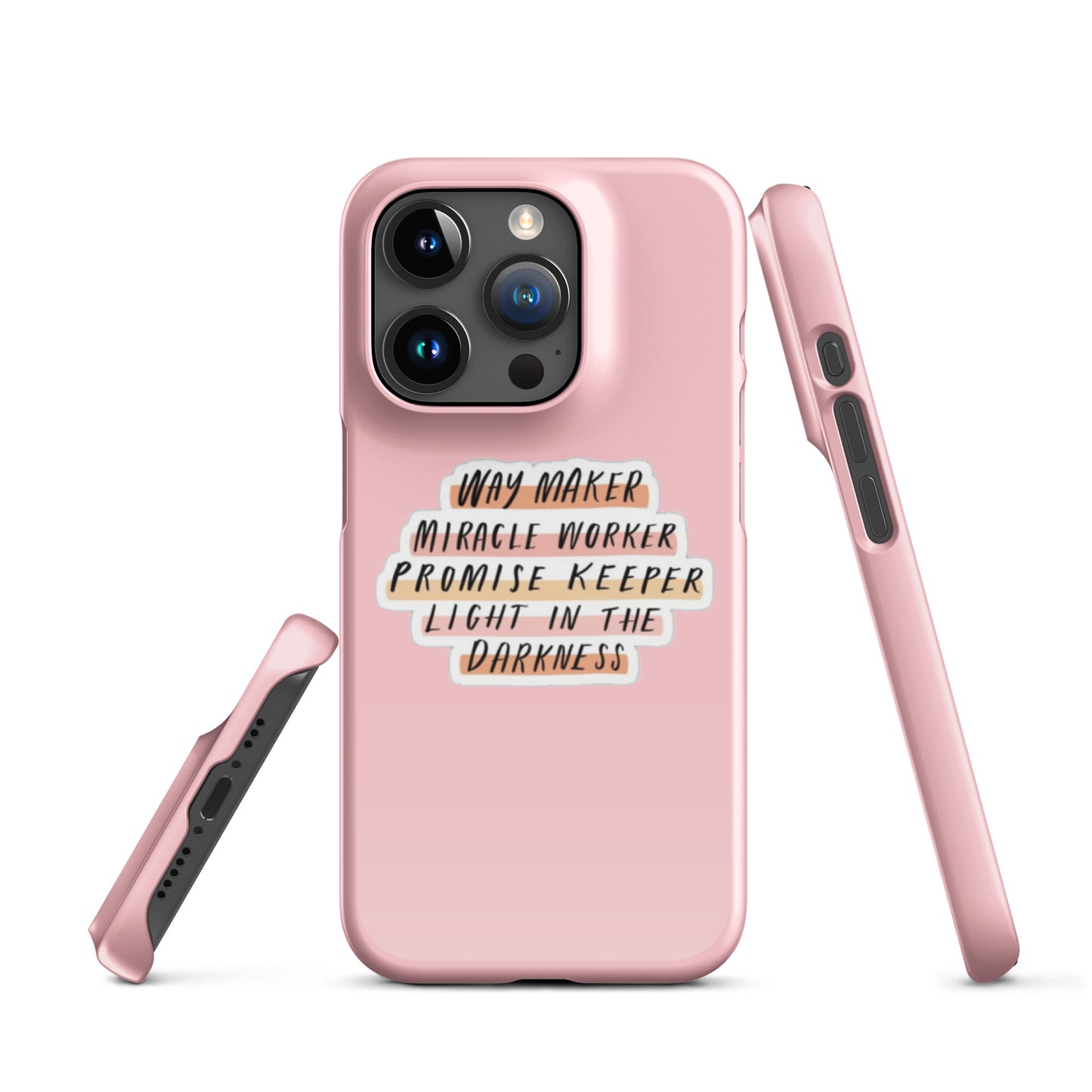 Way Maker Snap iPhone® 11 - 15 Case (Pink)