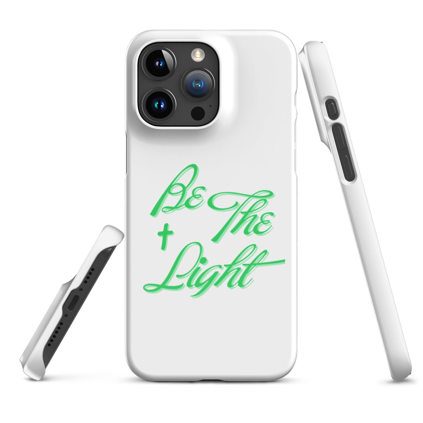 Be The Light Snap iPhone® 11 -15 Case (Green)