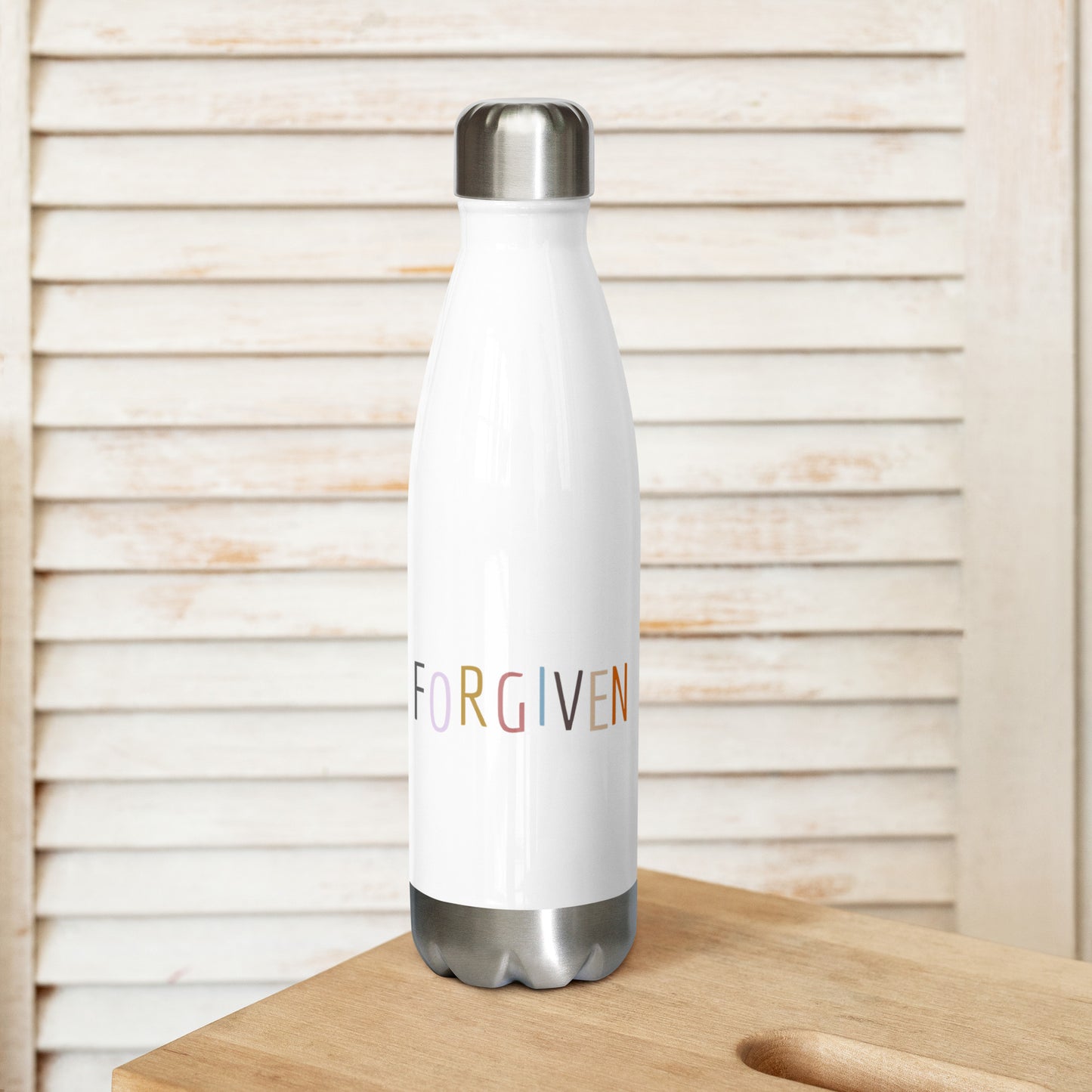 Forgiven Stainless Steel Water Bottle