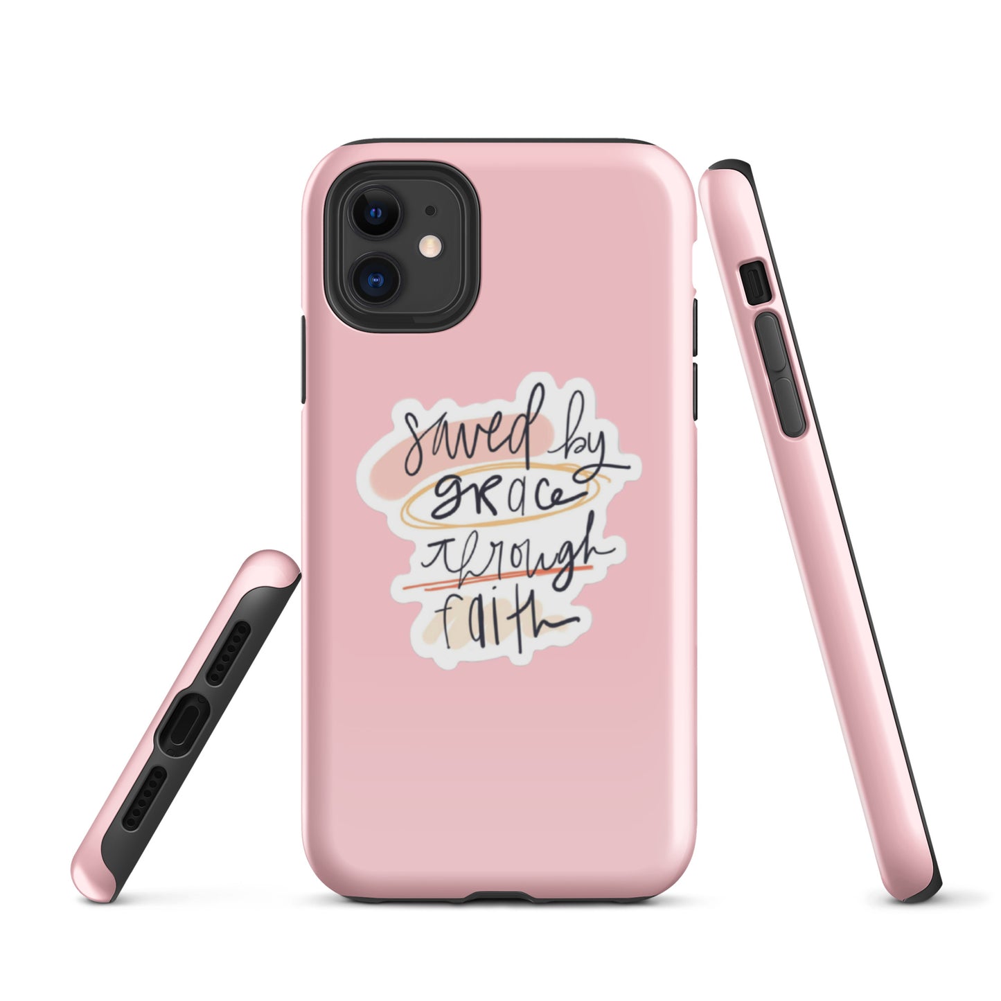 Saved By Grace iPhone® 11 - 15 Case (Pink)