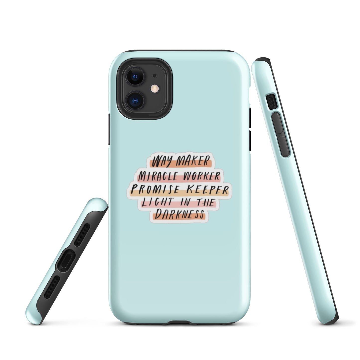 Way Maker iPhone® 11 - 15 Case (Light Cyan)