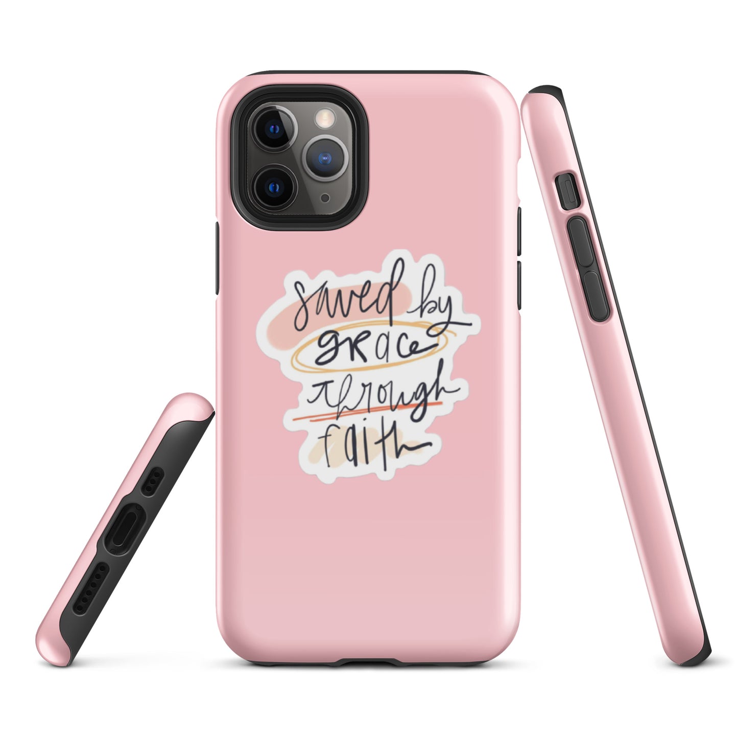 Saved By Grace iPhone® 11 - 15 Case (Pink)