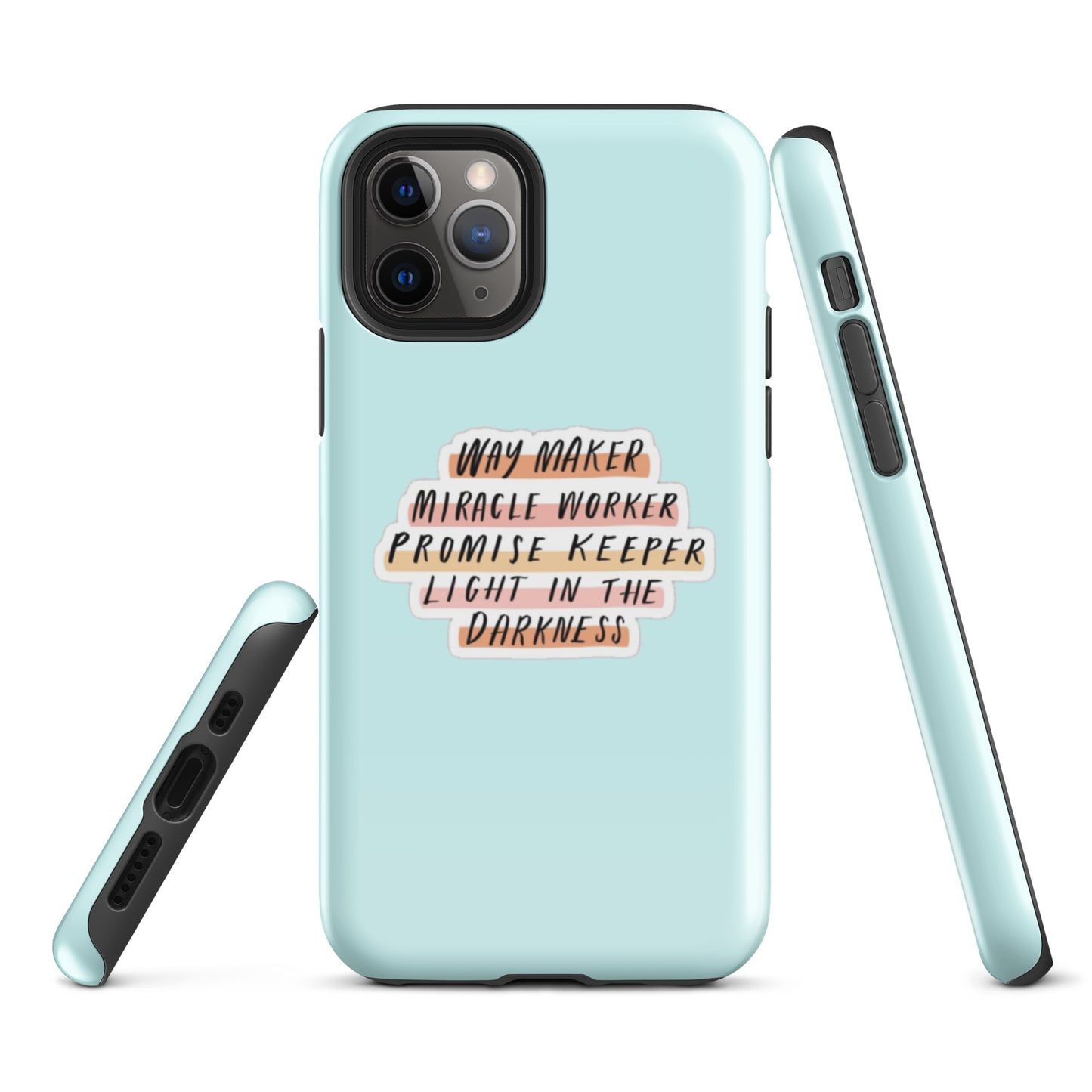 Way Maker iPhone® 11 - 15 Case (Light Cyan)