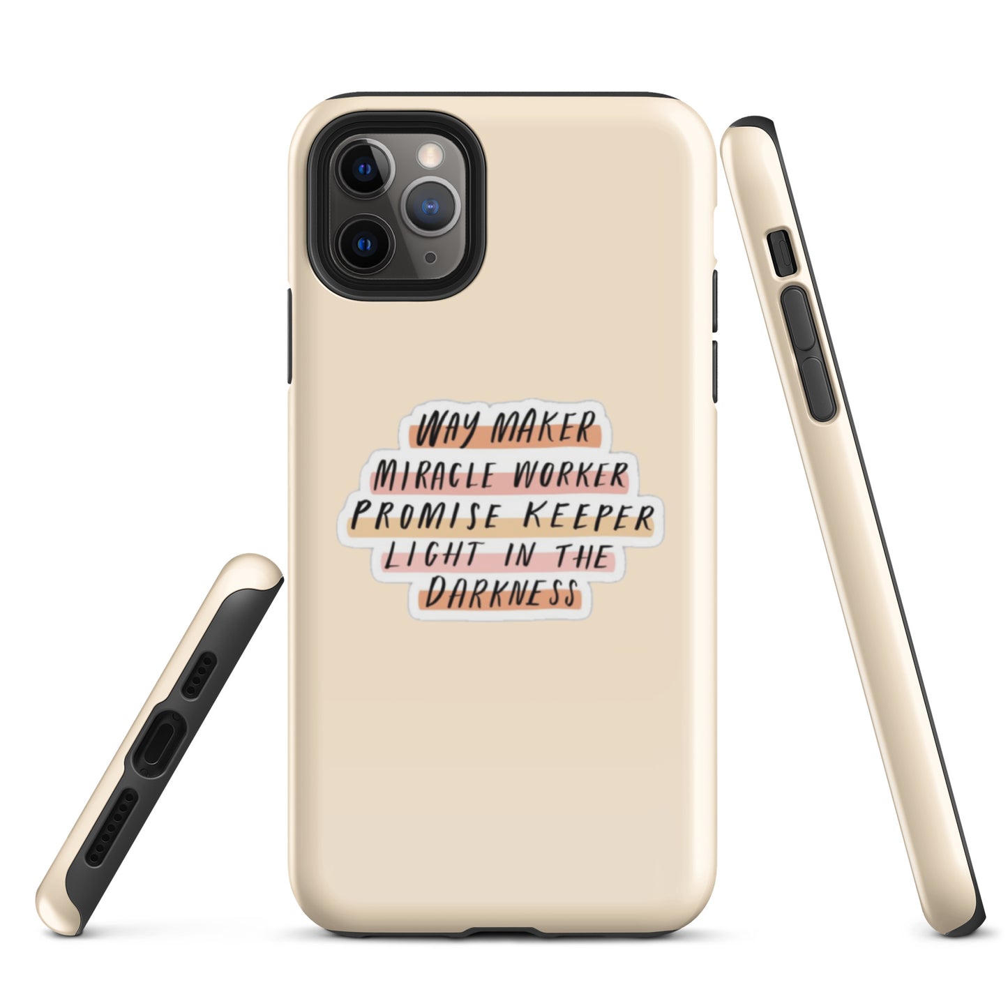 Way Maker iPhone® 11 - 15 Case (Tan)