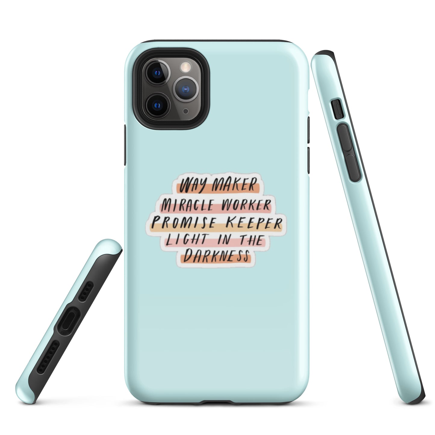 Way Maker iPhone® 11 - 15 Case (Light Cyan)