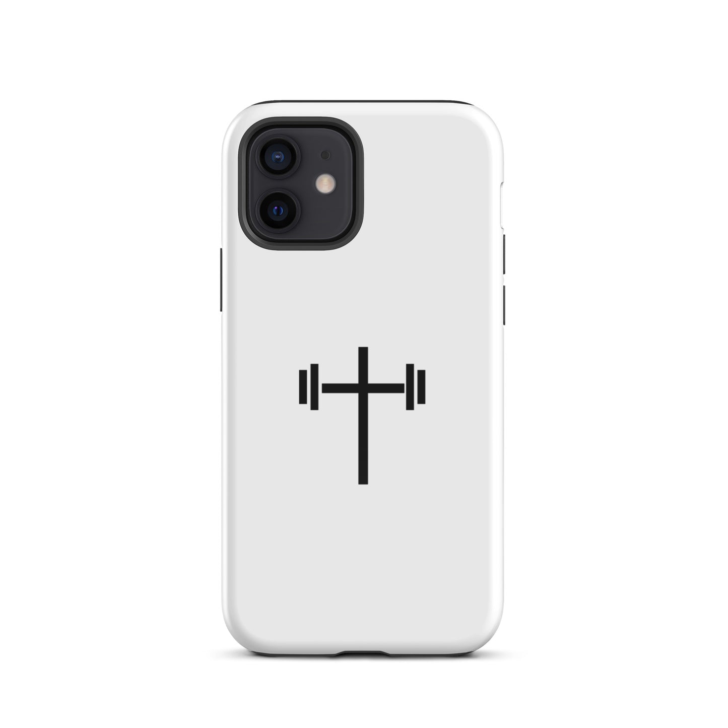 Cross & Barbell iPhone® 11 - 15 Case (White)