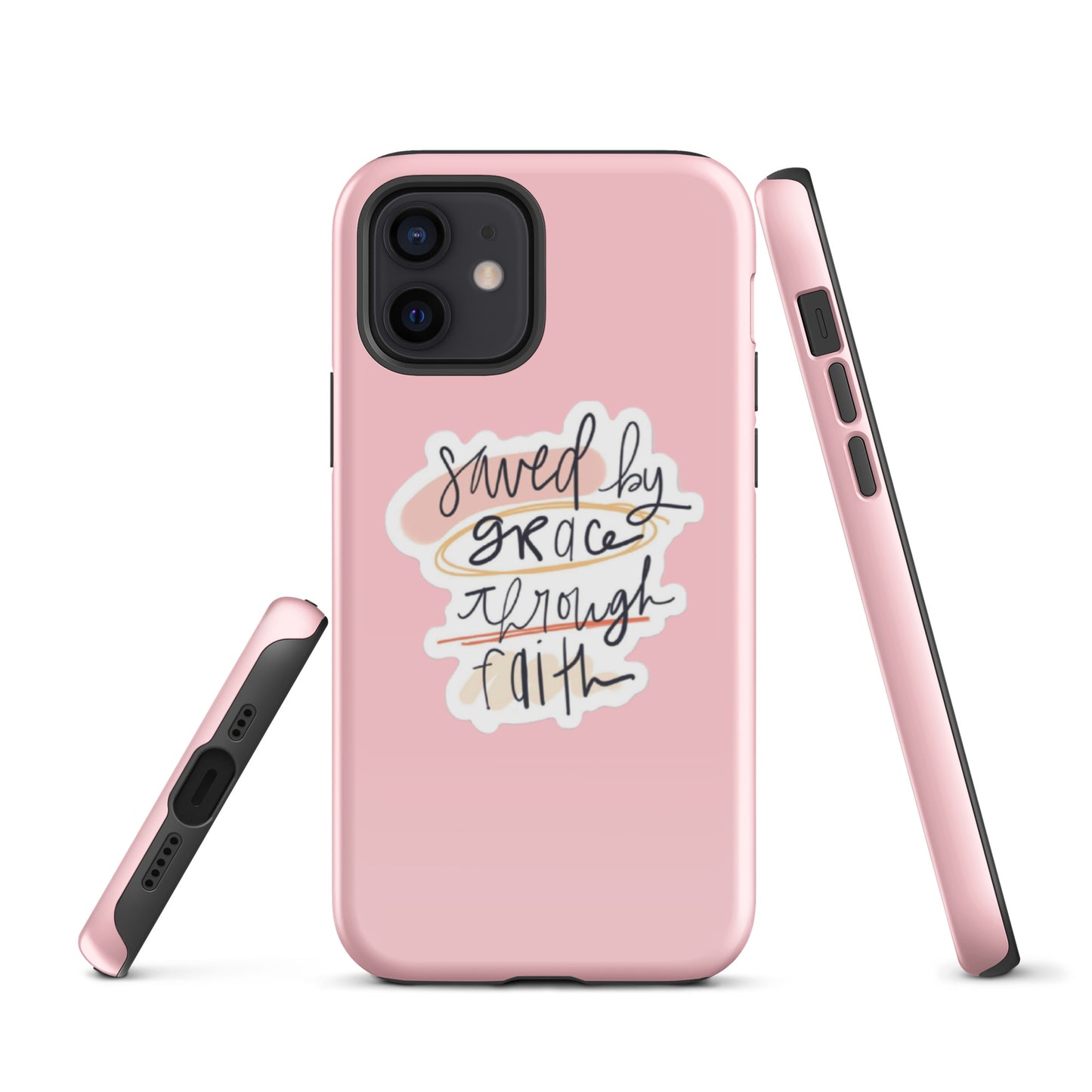 Saved By Grace iPhone® 11 - 15 Case (Pink)