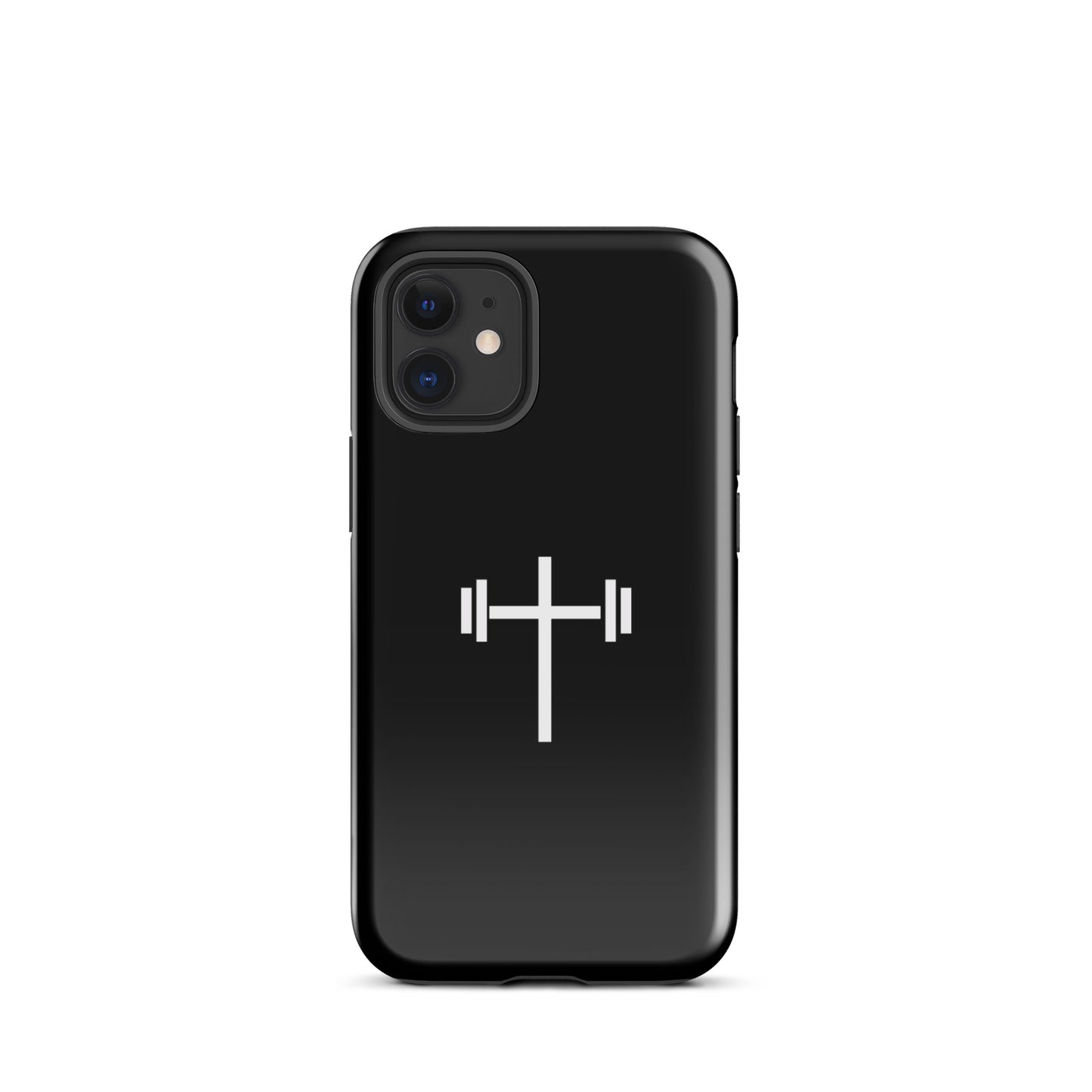 Cross & Barbell iPhone® 11 - 15 Case (Black)