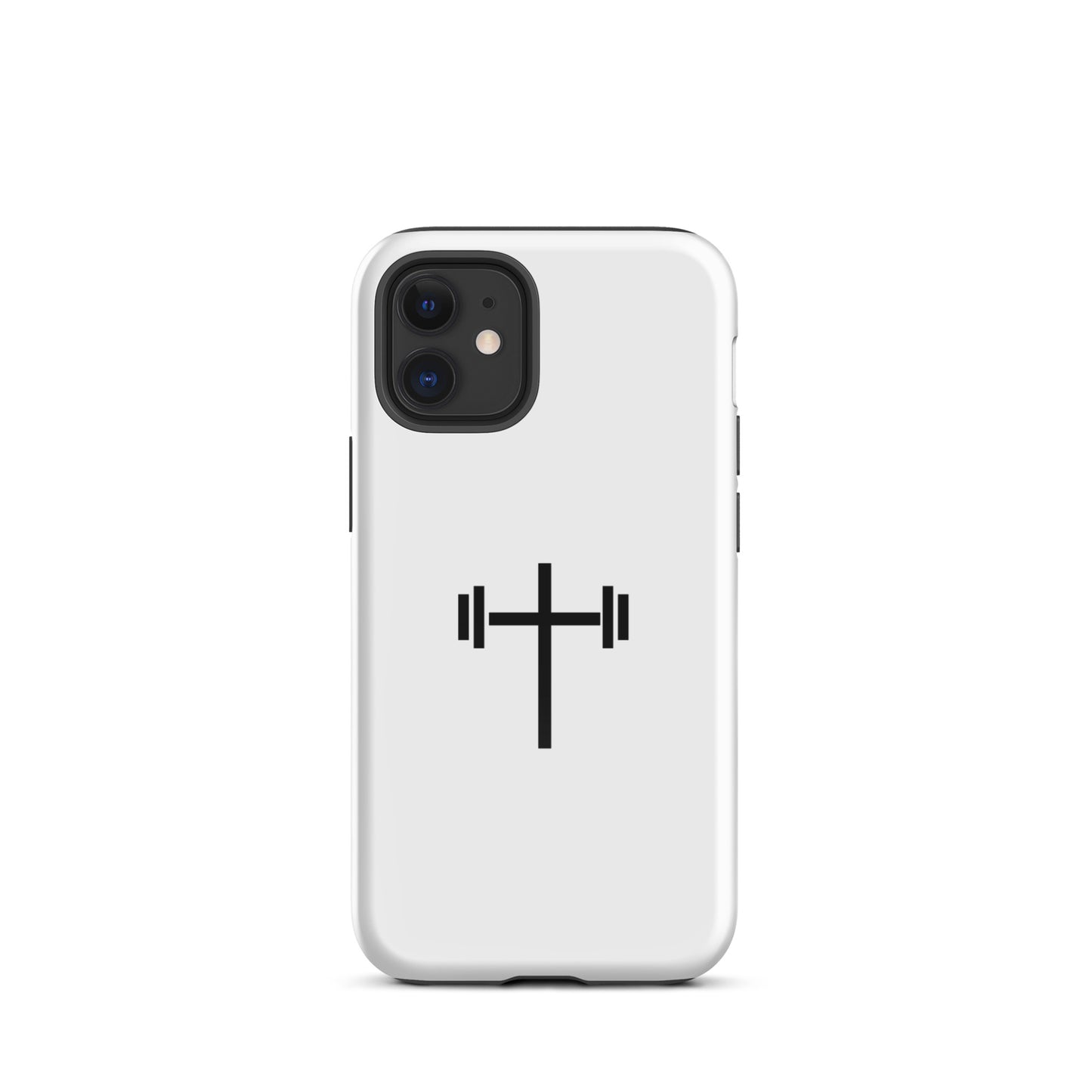 Cross & Barbell iPhone® 11 - 15 Case (White)