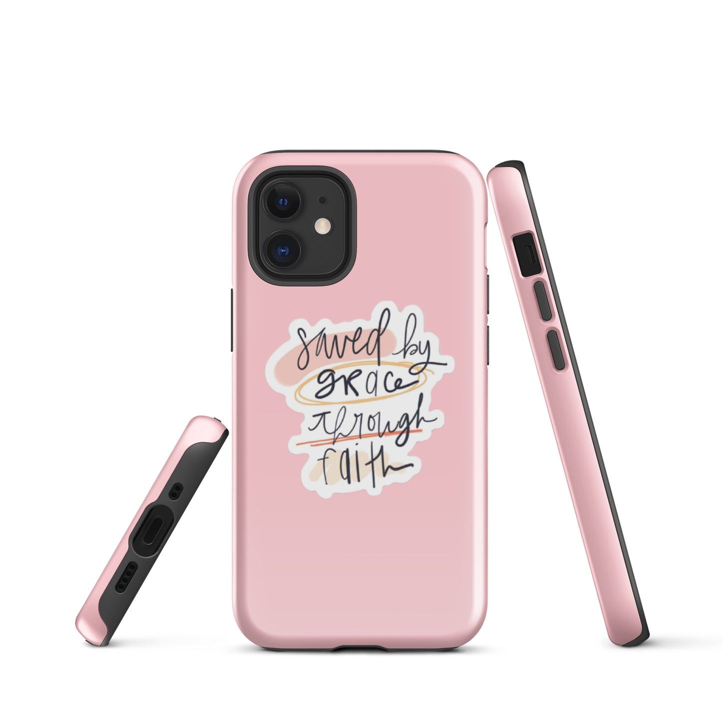 Saved By Grace iPhone® 11 - 15 Case (Pink)