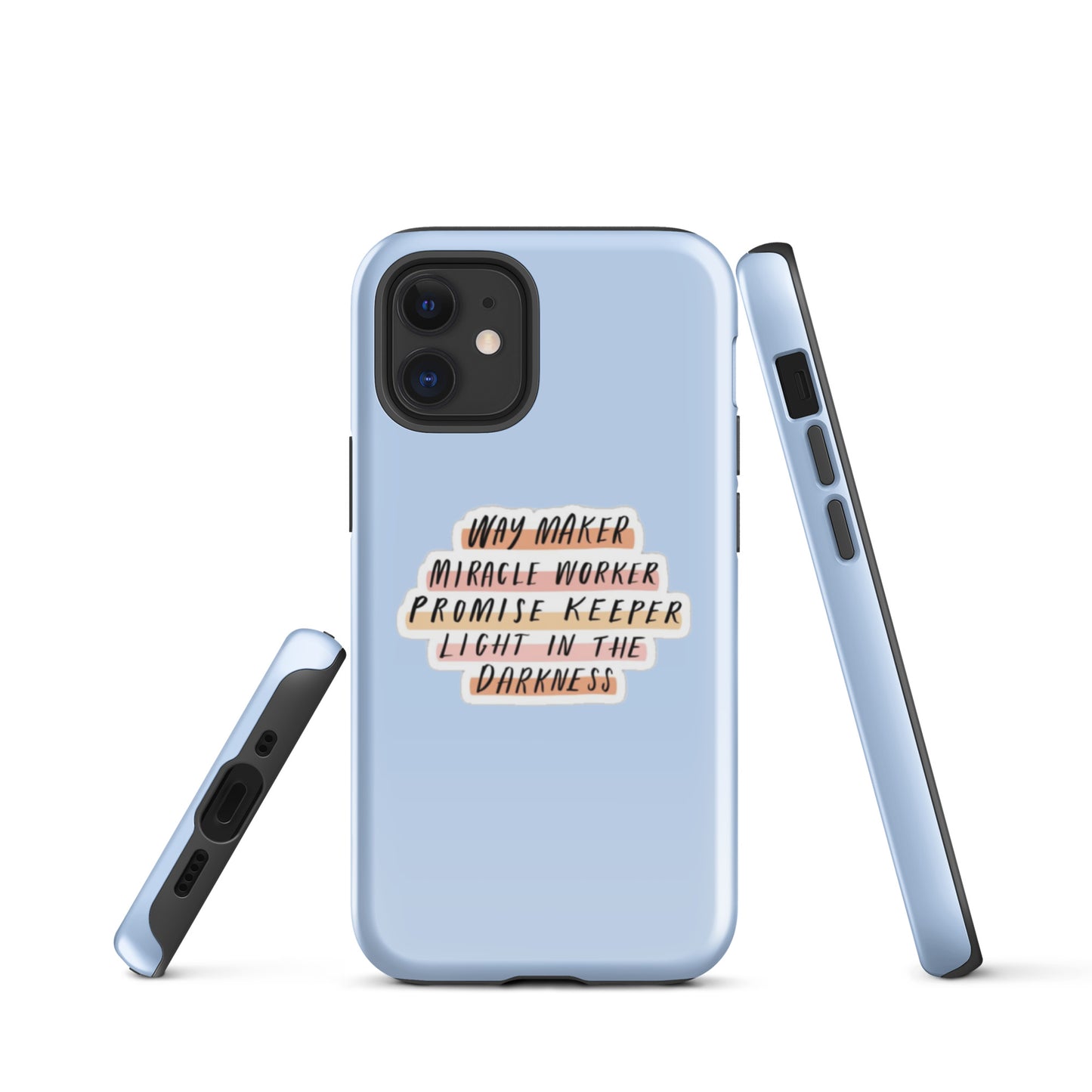 Way Maker iPhone® 11 - 15 Case (Light Blue)