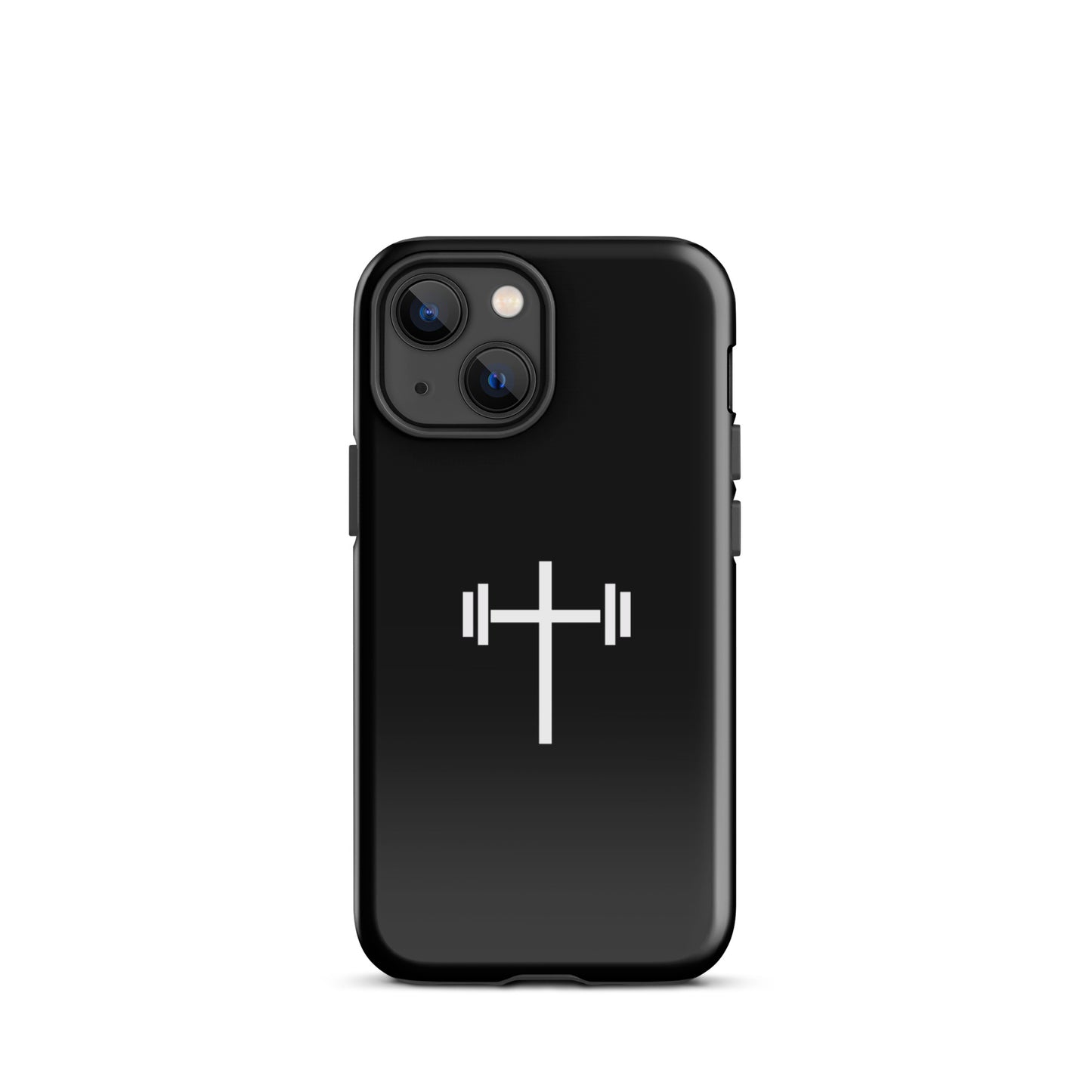 Cross & Barbell iPhone® 11 - 15 Case (Black)