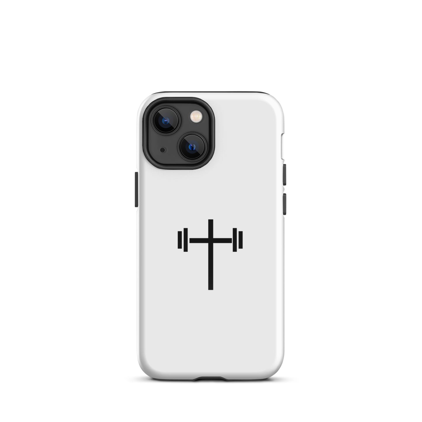 Cross & Barbell iPhone® 11 - 15 Case (White)